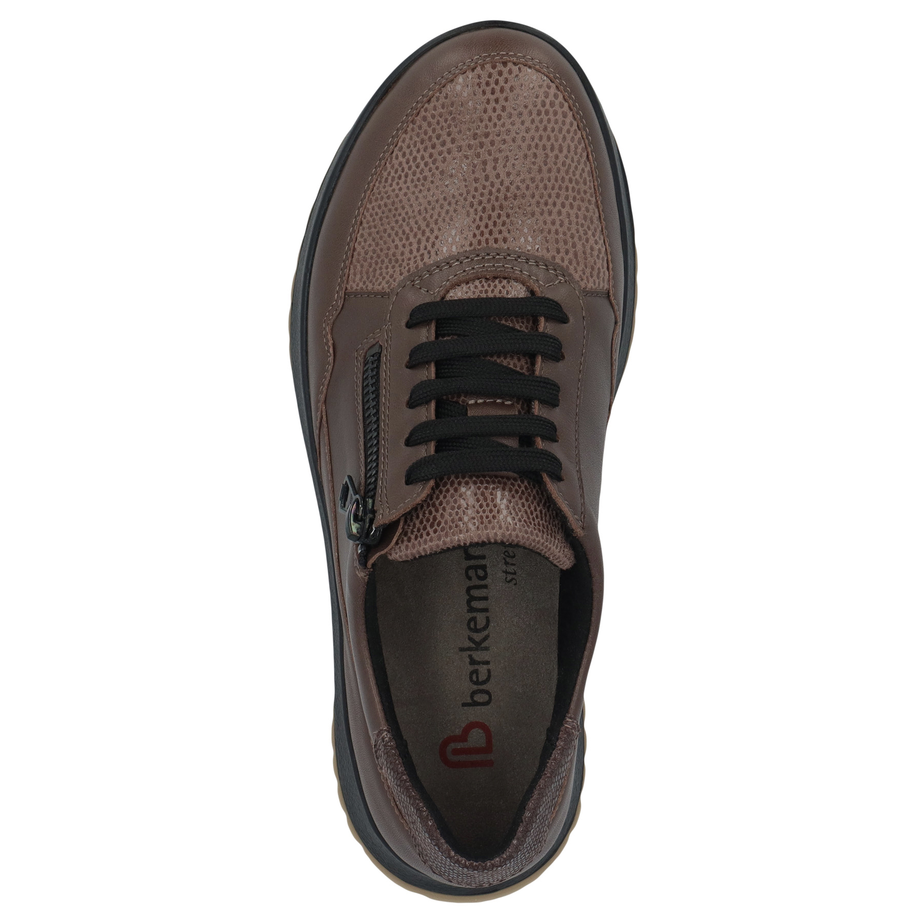 braune halbschuh draufsicht