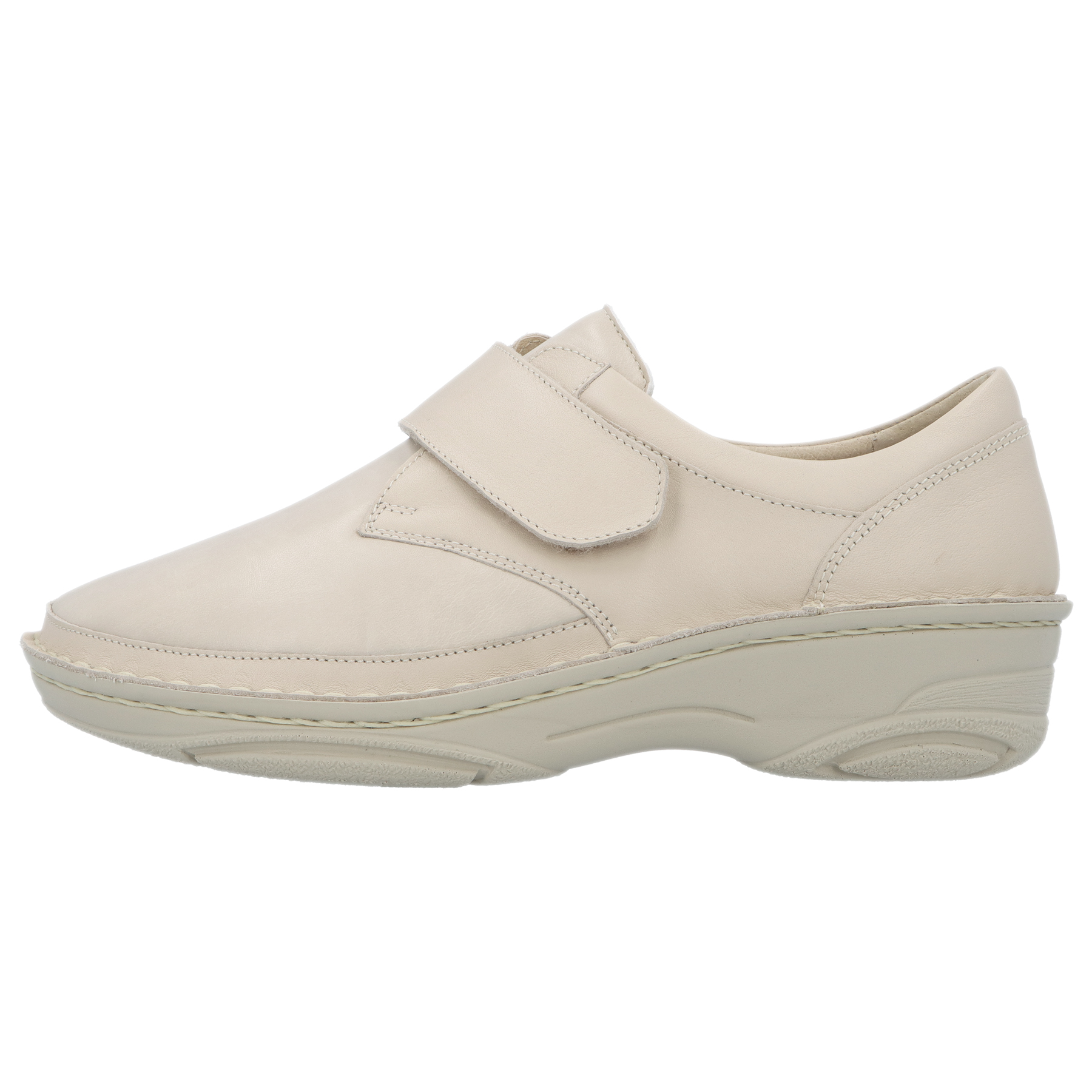 weiße halbschuh seitenansicht links