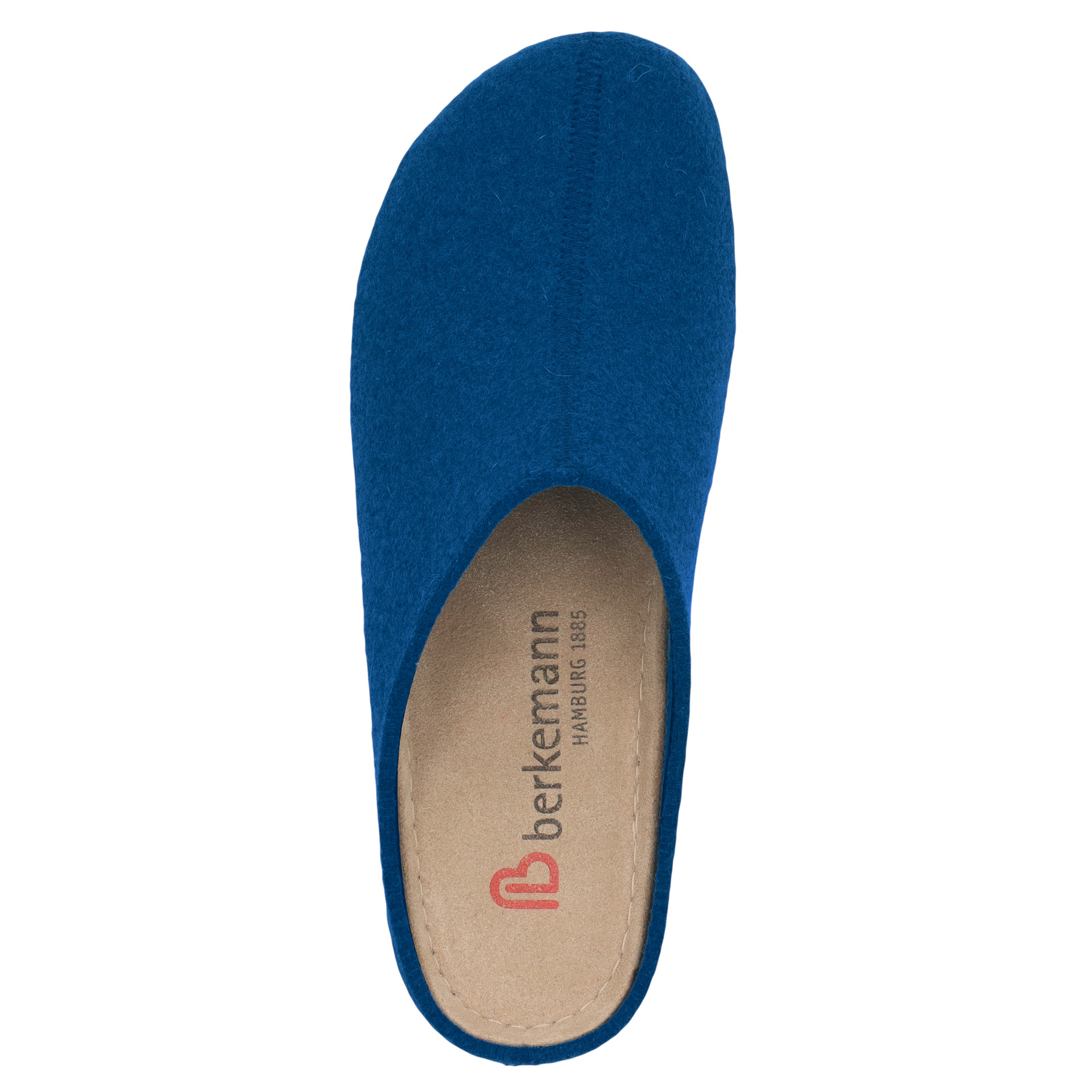 blaue hausschuhe draufsicht