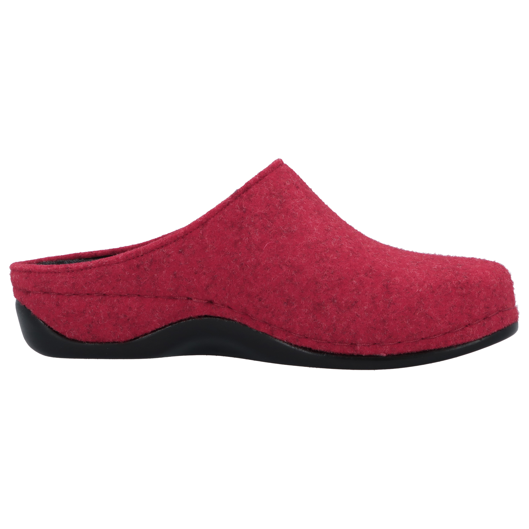 rote hausschuhe seitenansicht rechts