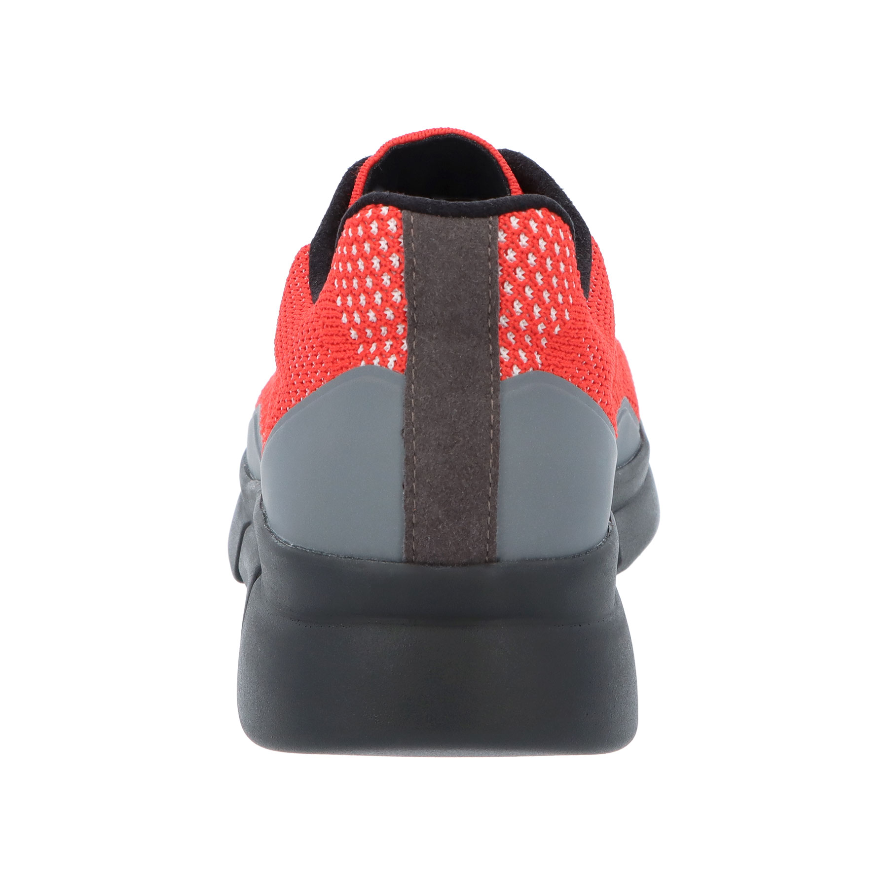 rote halbschuh hinteransicht