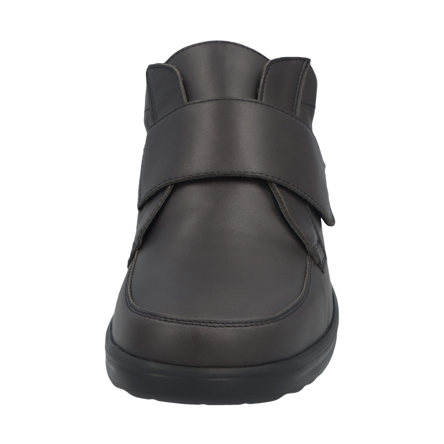 schwarze halbschuh vorderansicht