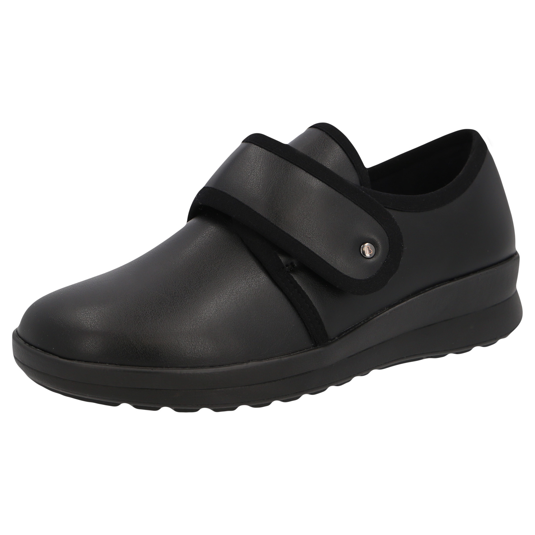schwarze halbschuh 3-4 ansicht