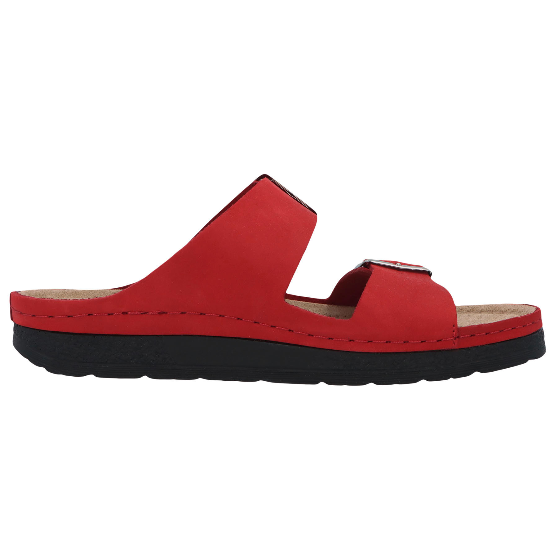 rote pantolette seitenansicht rechts