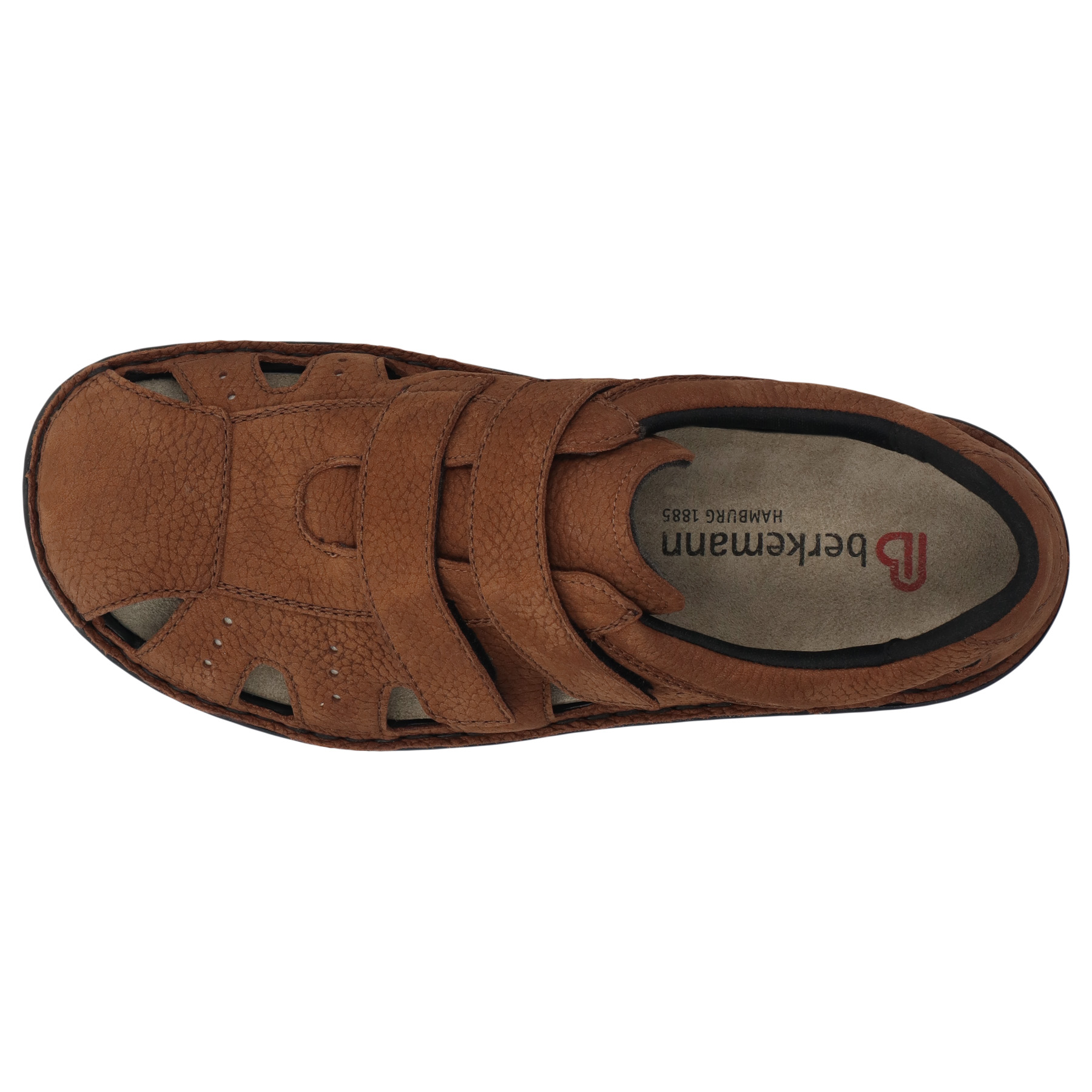 braune halbschuh draufsicht