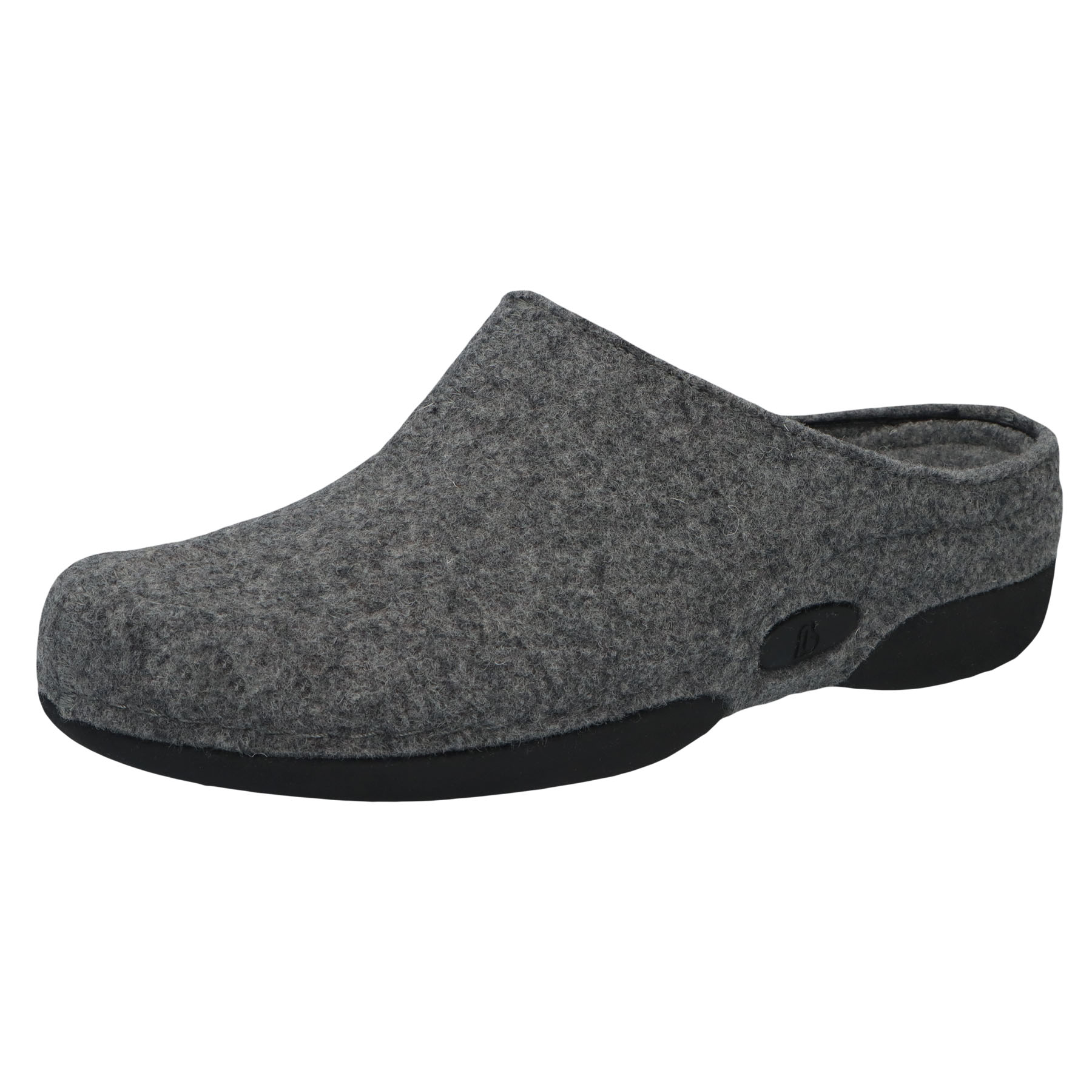 graue hausschuhe 3-4 ansicht
