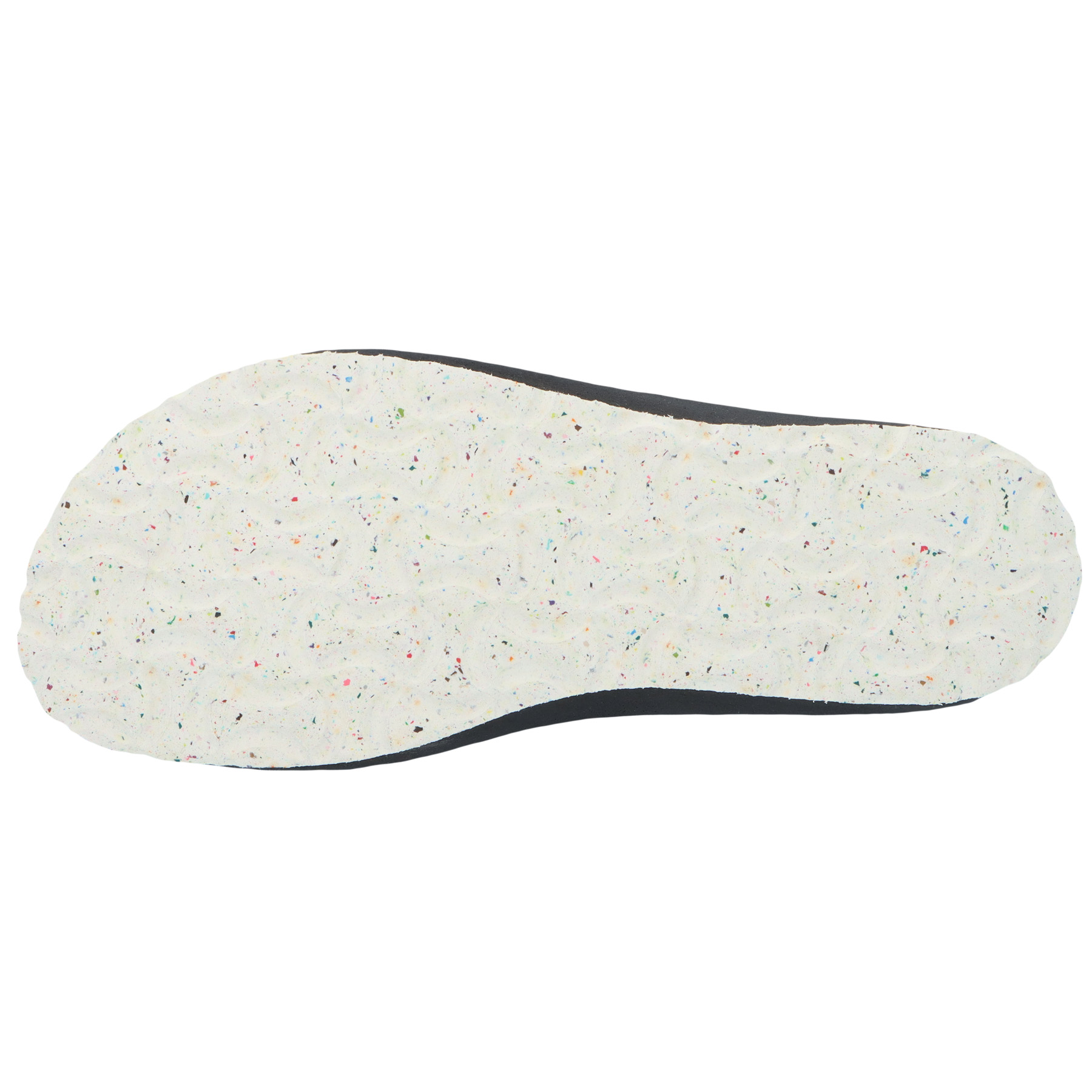 weiße hausschuhe sohlenansicht