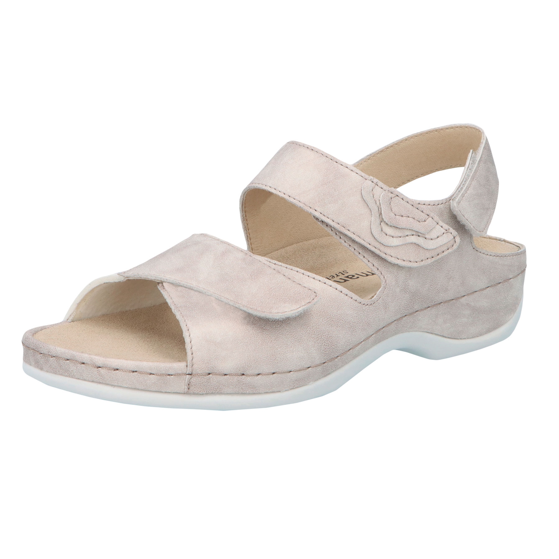 altsilber/silber Leder/Stretch