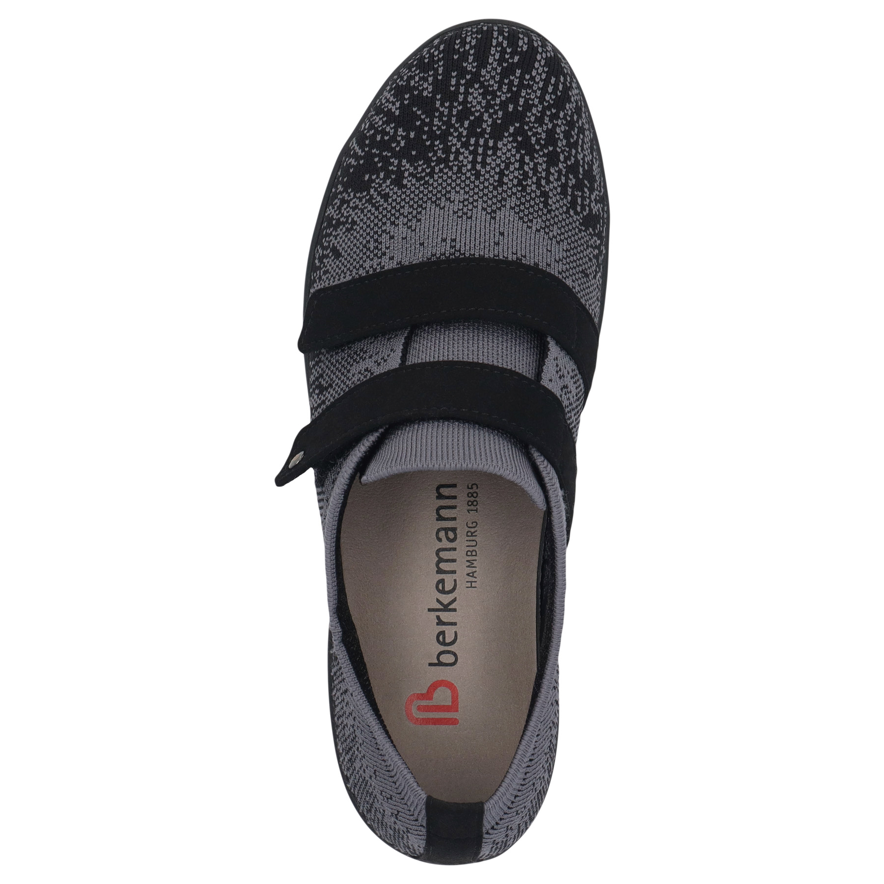 schwarze halbschuh draufsicht