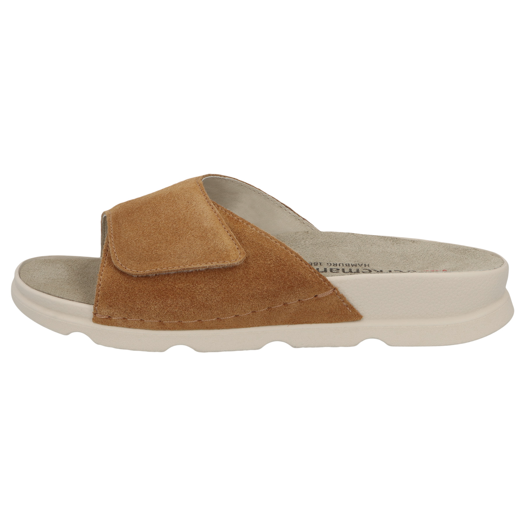 gelbe pantolette seitenansicht links