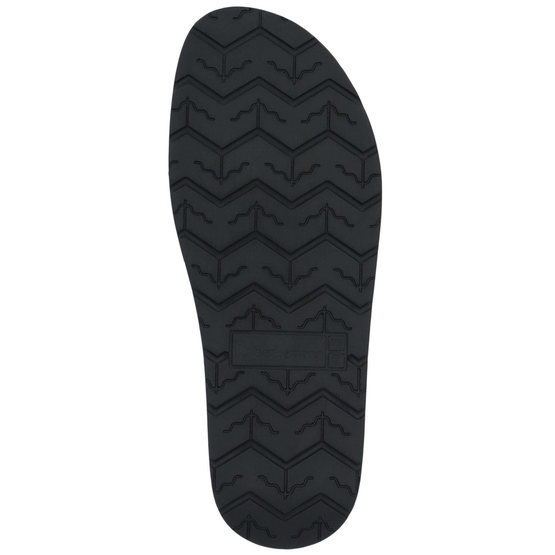 grüne pantolette sohlenansicht