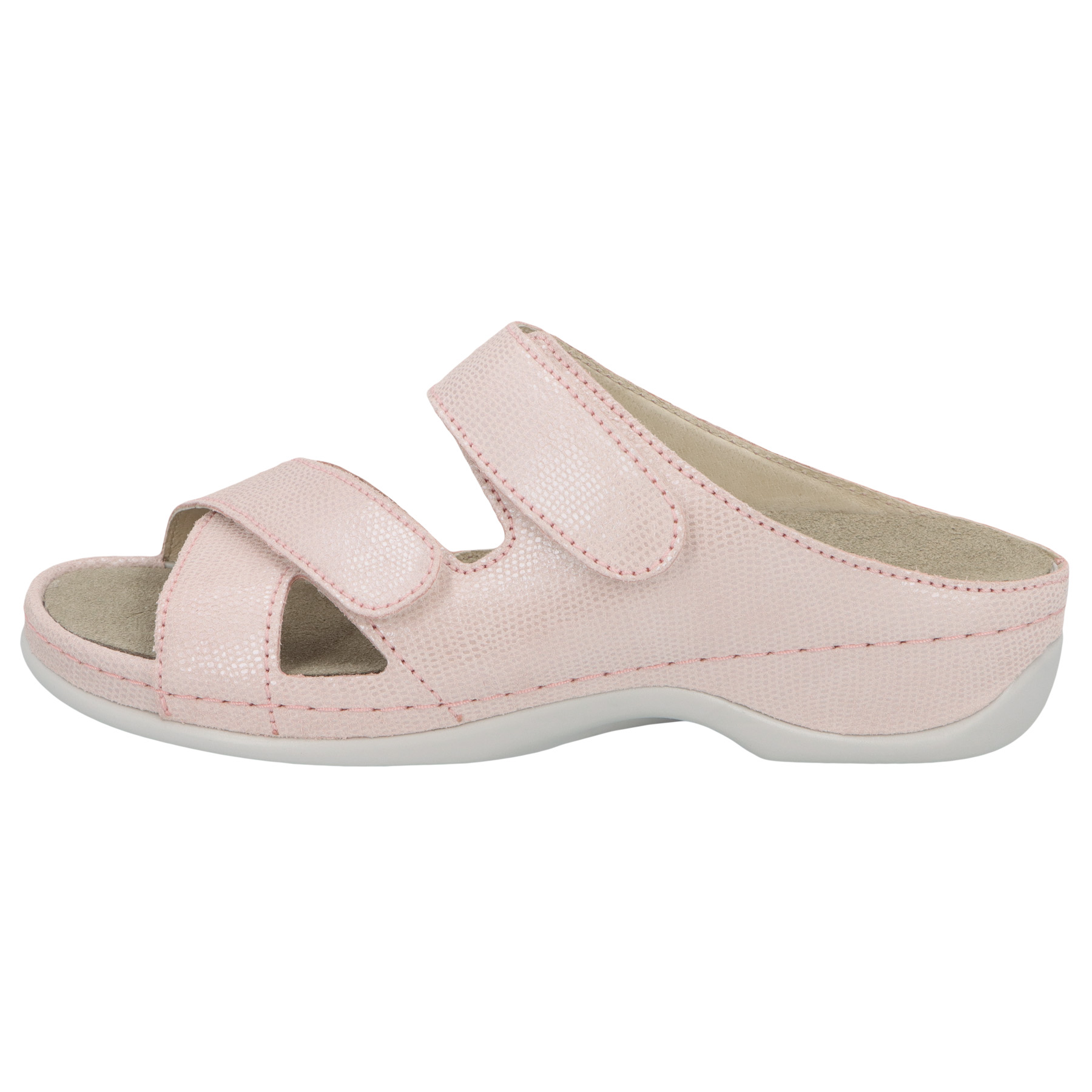 rote pantolette seitenansicht links