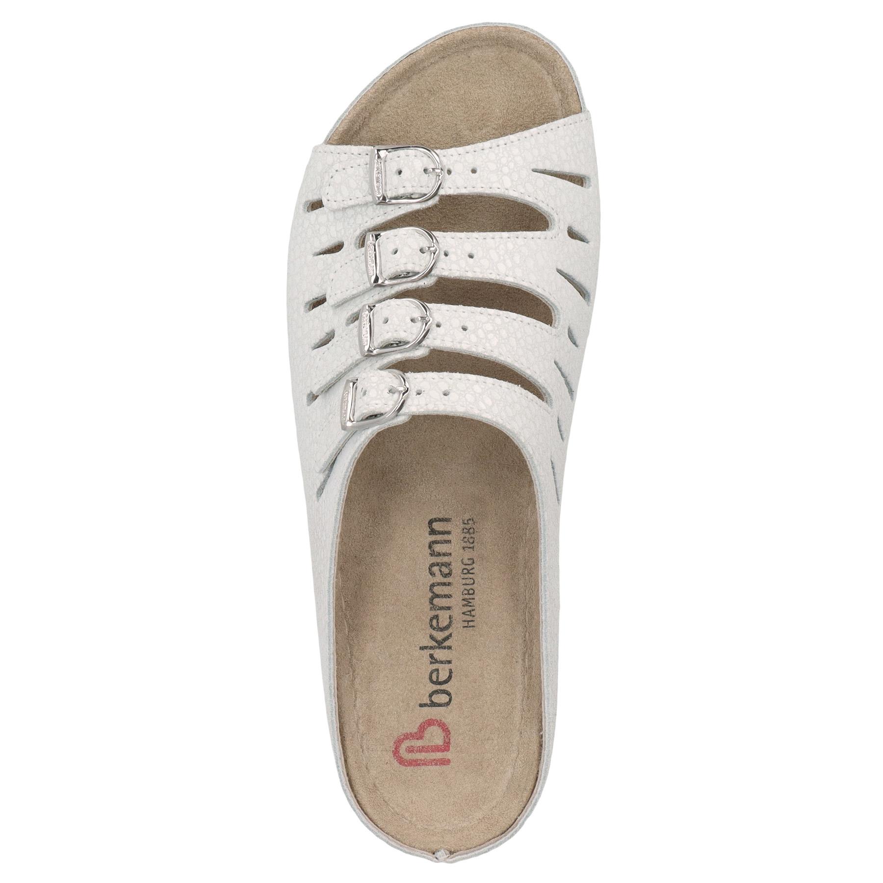 weiße pantolette draufsicht