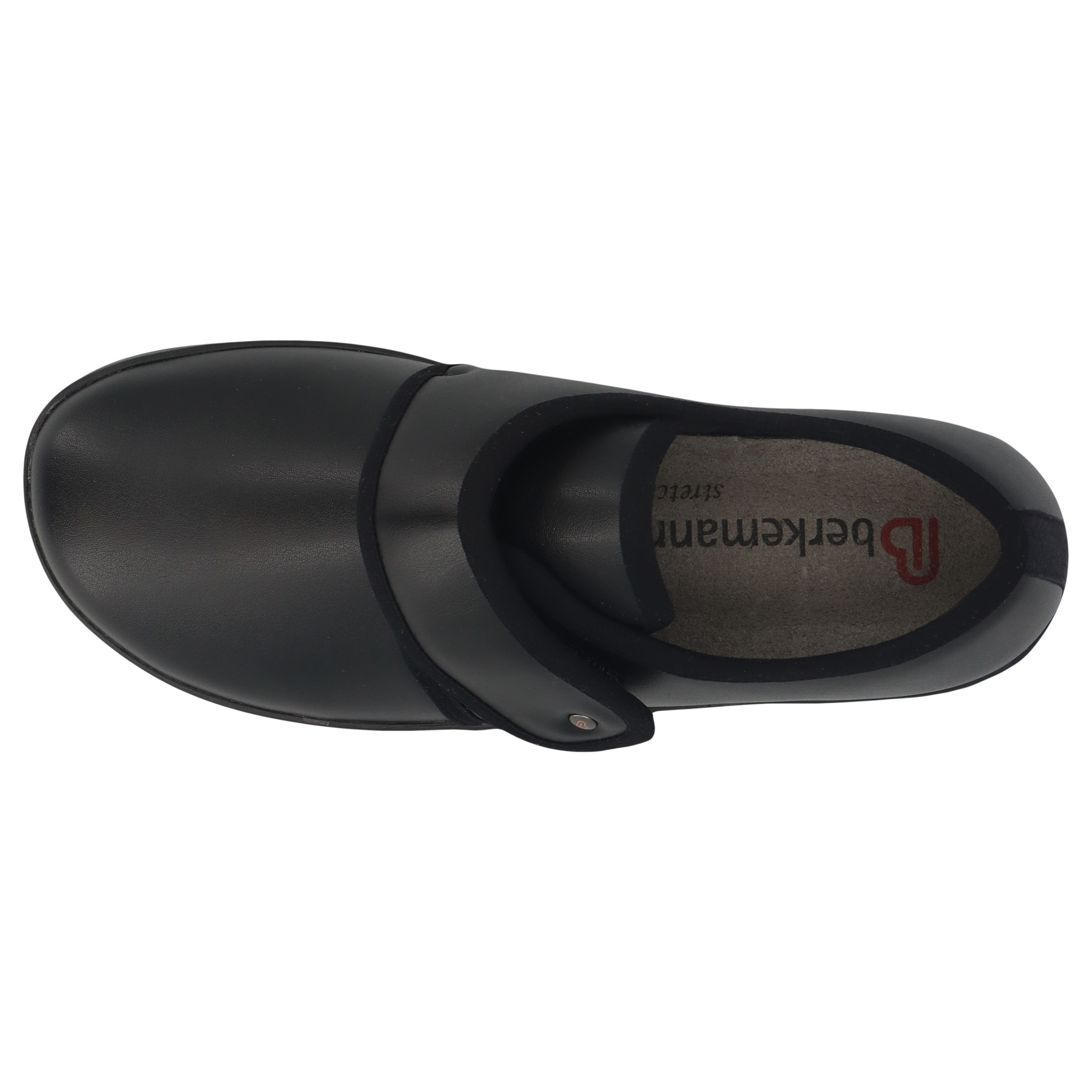 schwarze halbschuh draufsicht