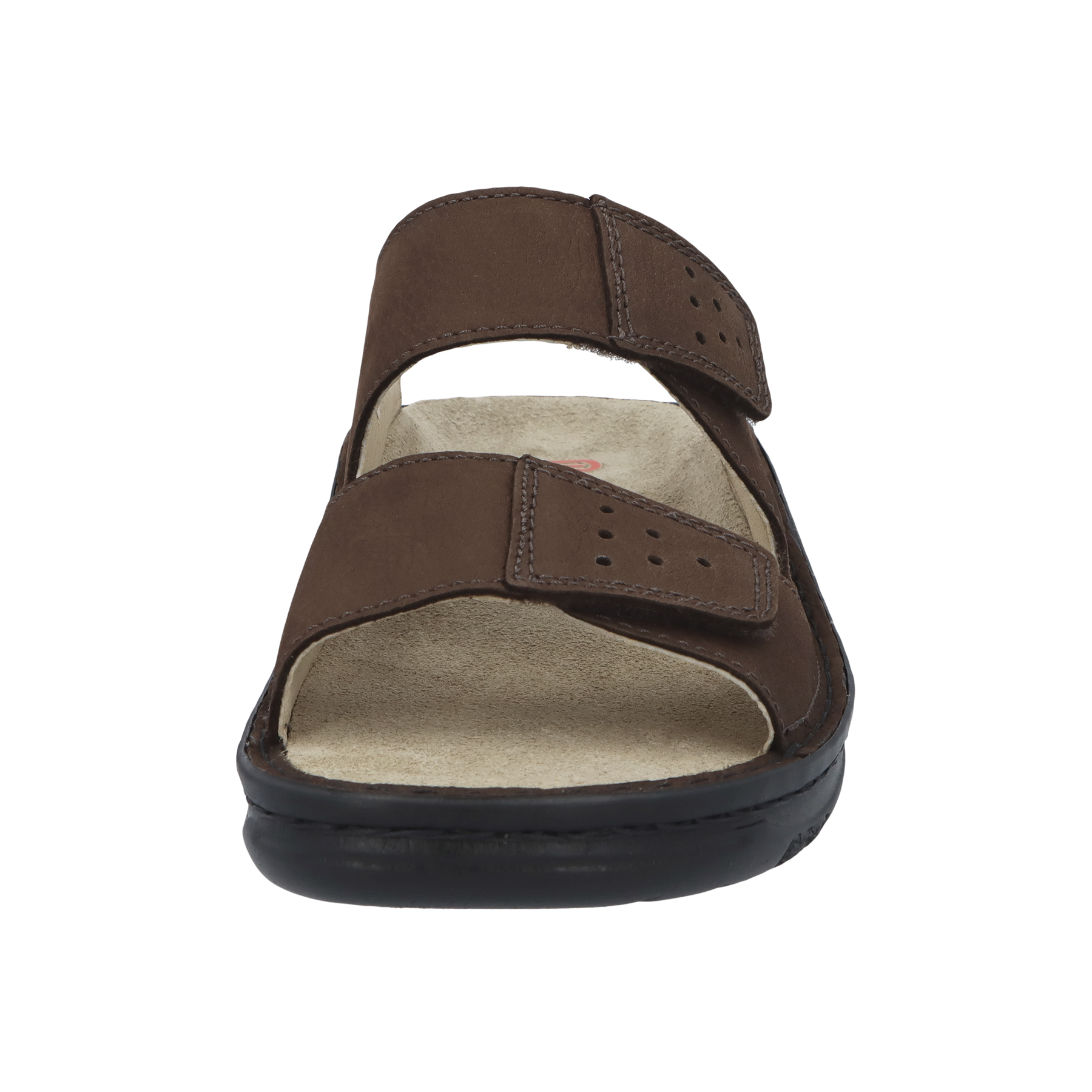 braune pantolette vorderansicht