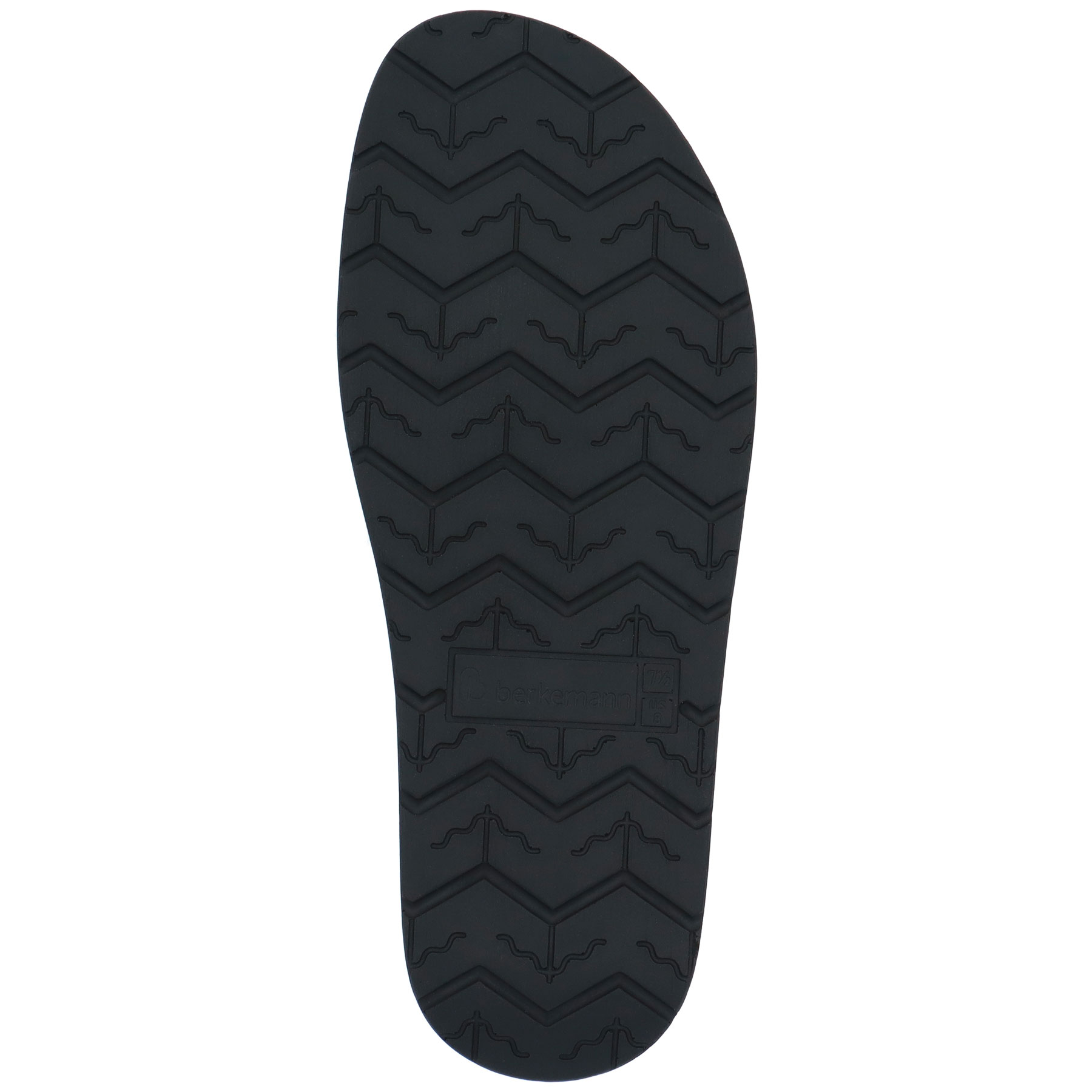 braune pantolette sohlenansicht