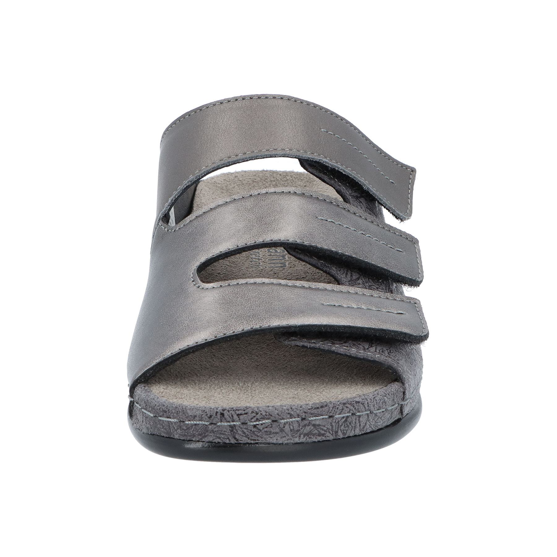 graue pantolette vorderansicht