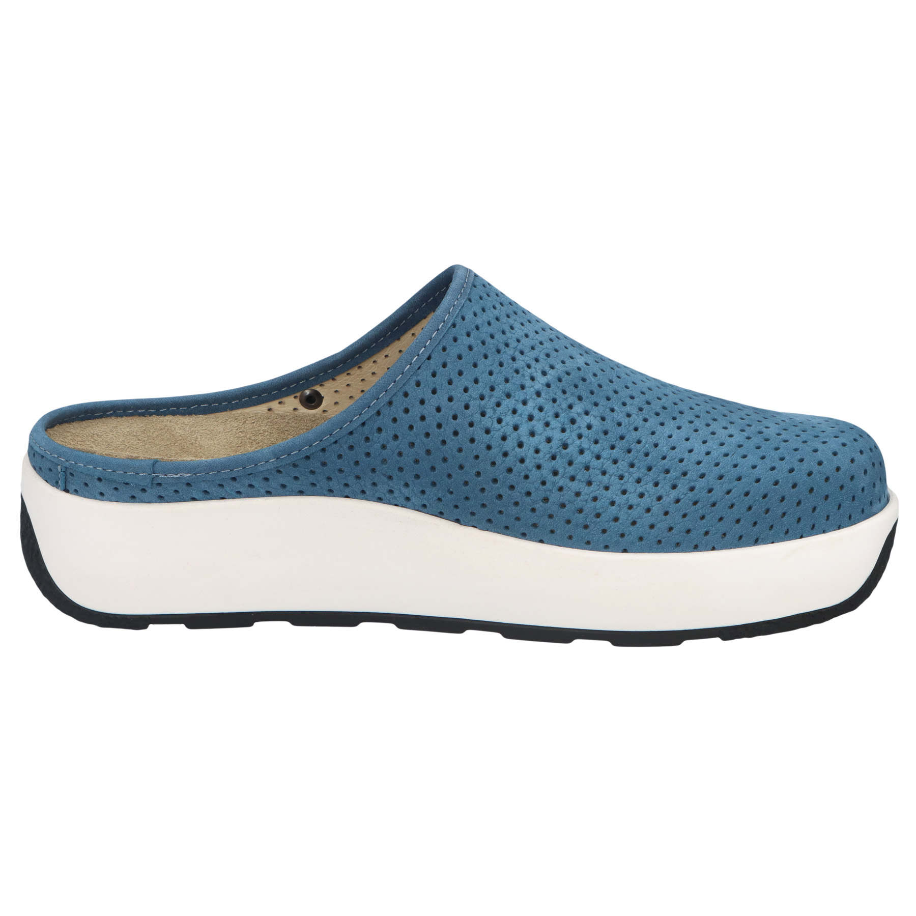 blaue clogs seitenansicht rechts