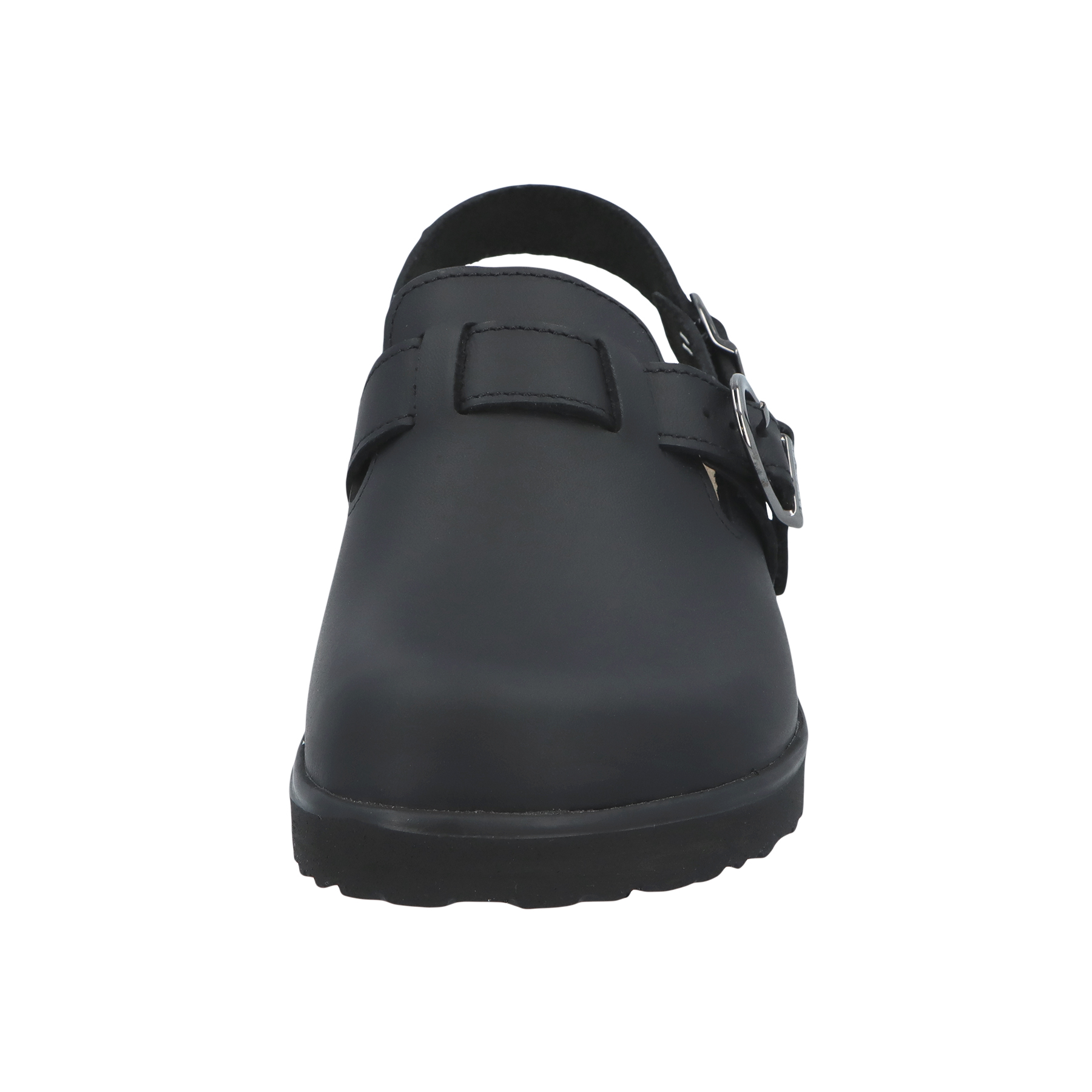 schwarze berufsschuhe vorderansicht