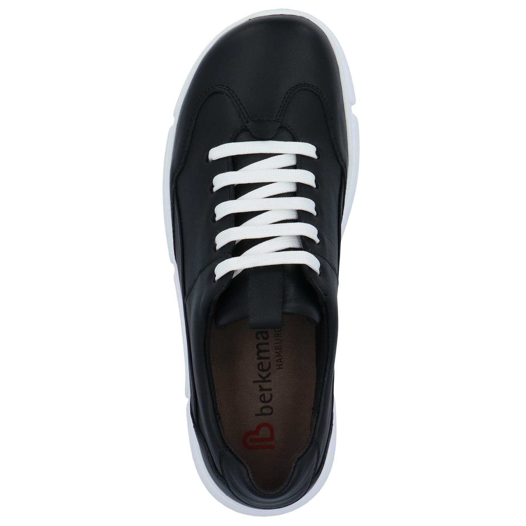 schwarze halbschuh draufsicht