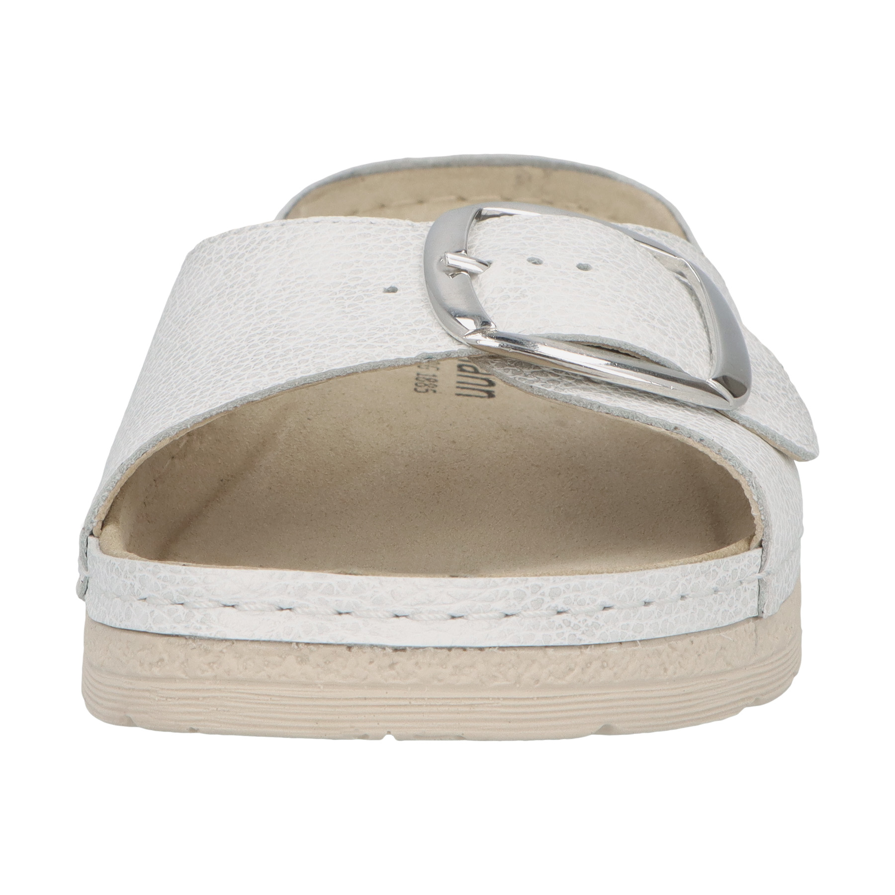 weiße pantolette vorderansicht