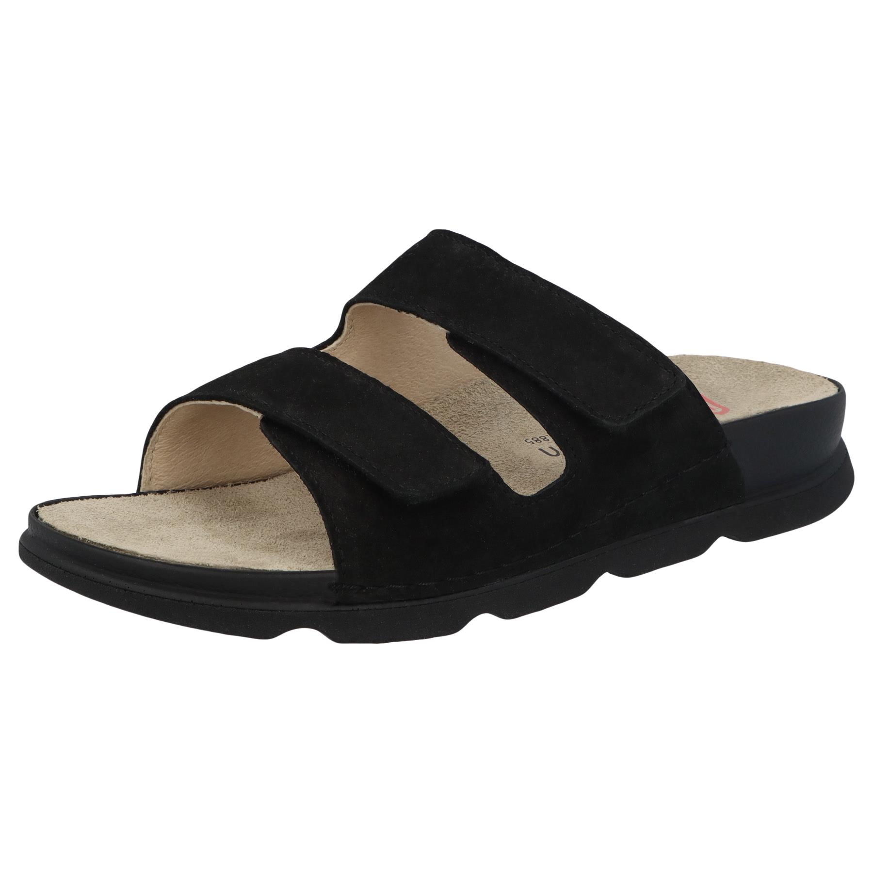 schwarze pantolette 3-4 ansicht