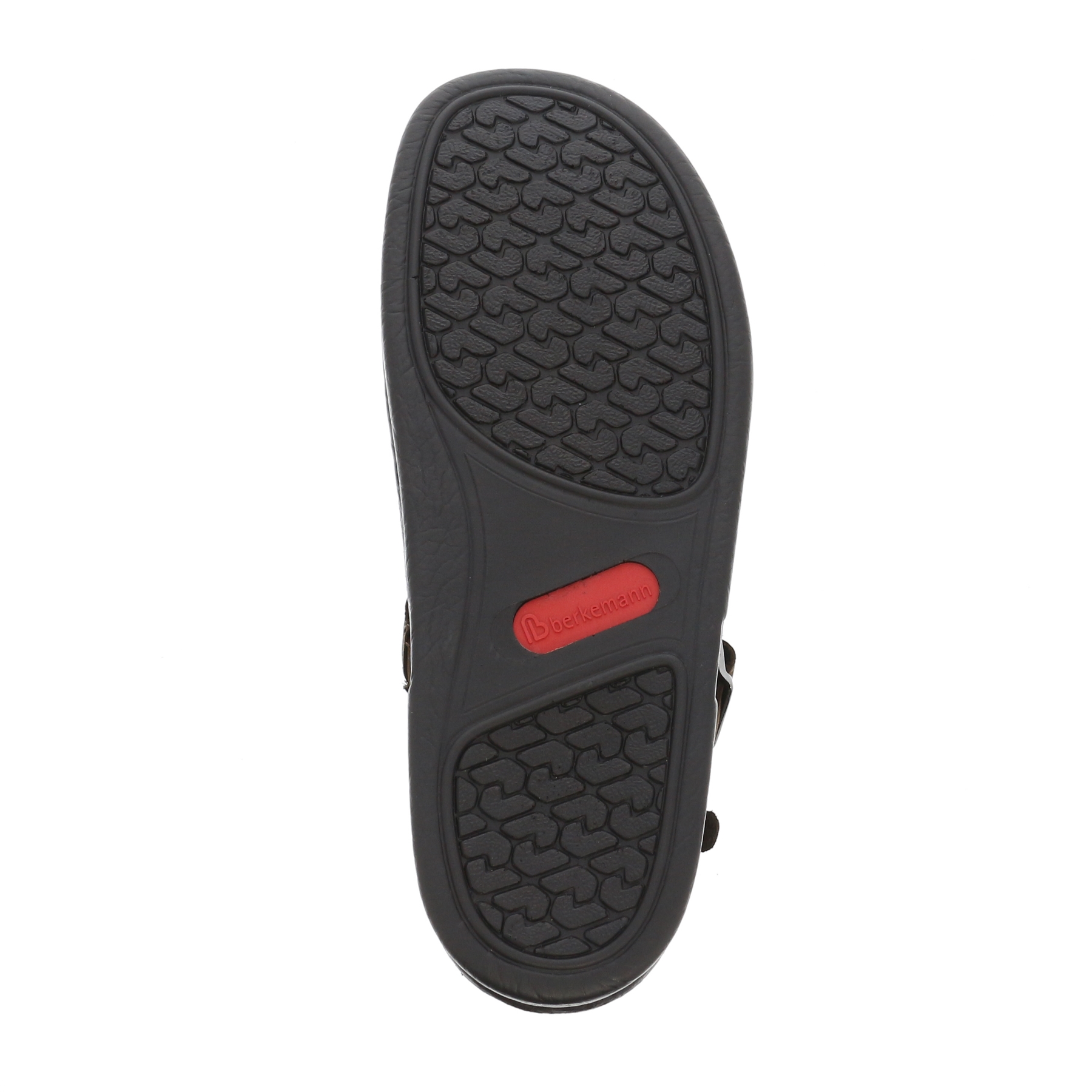 braune sandale sohlenansicht