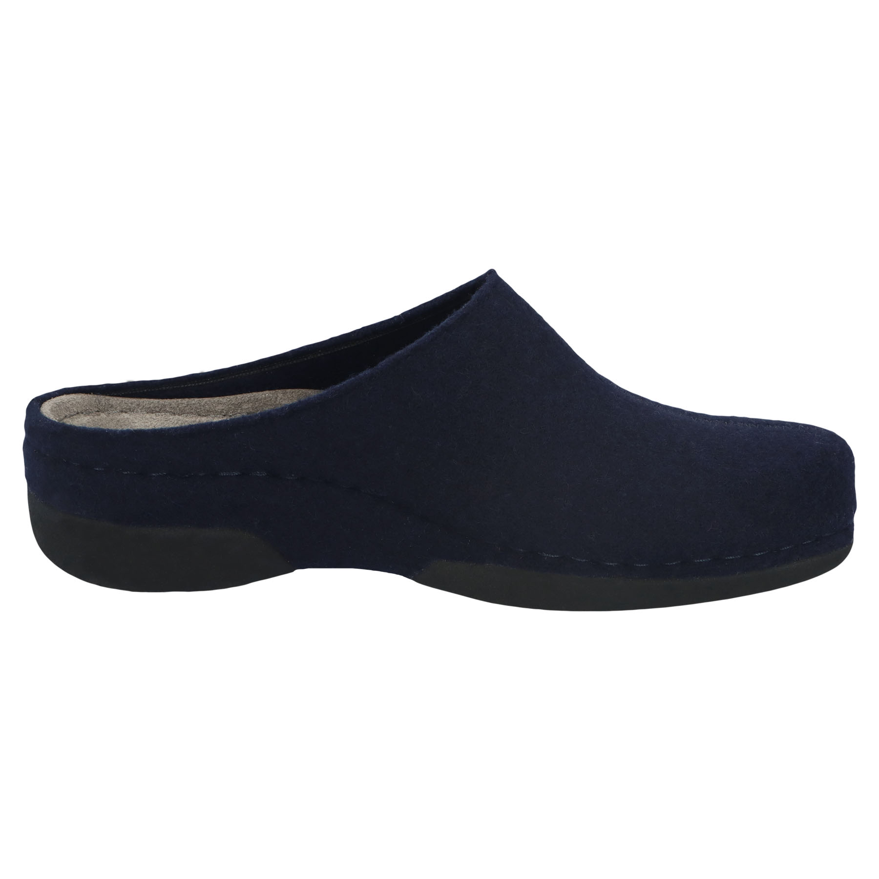blaue hausschuhe seitenansicht rechts