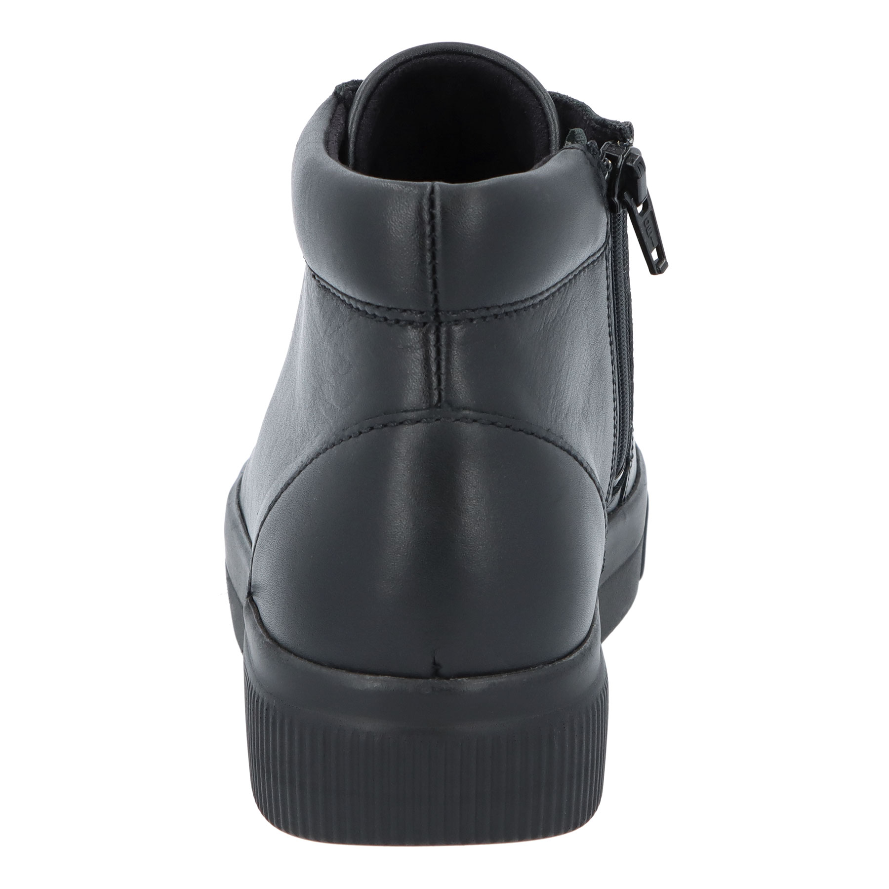 schwarze stiefeletten hinteransicht