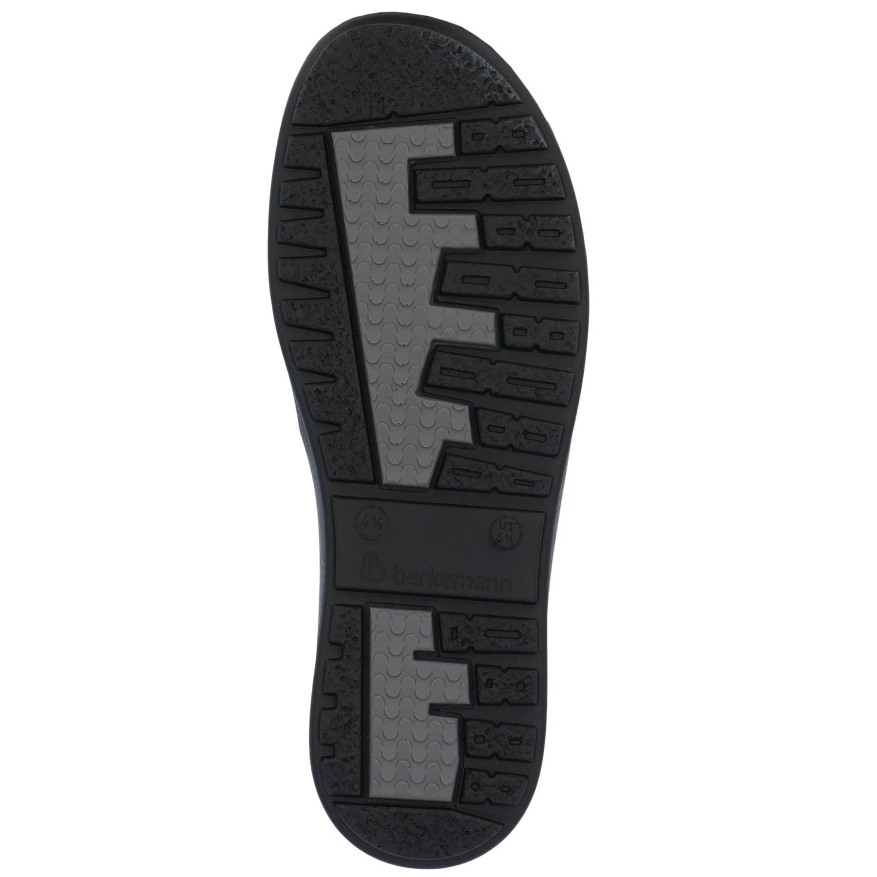 schwarze halbschuh sohlenansicht