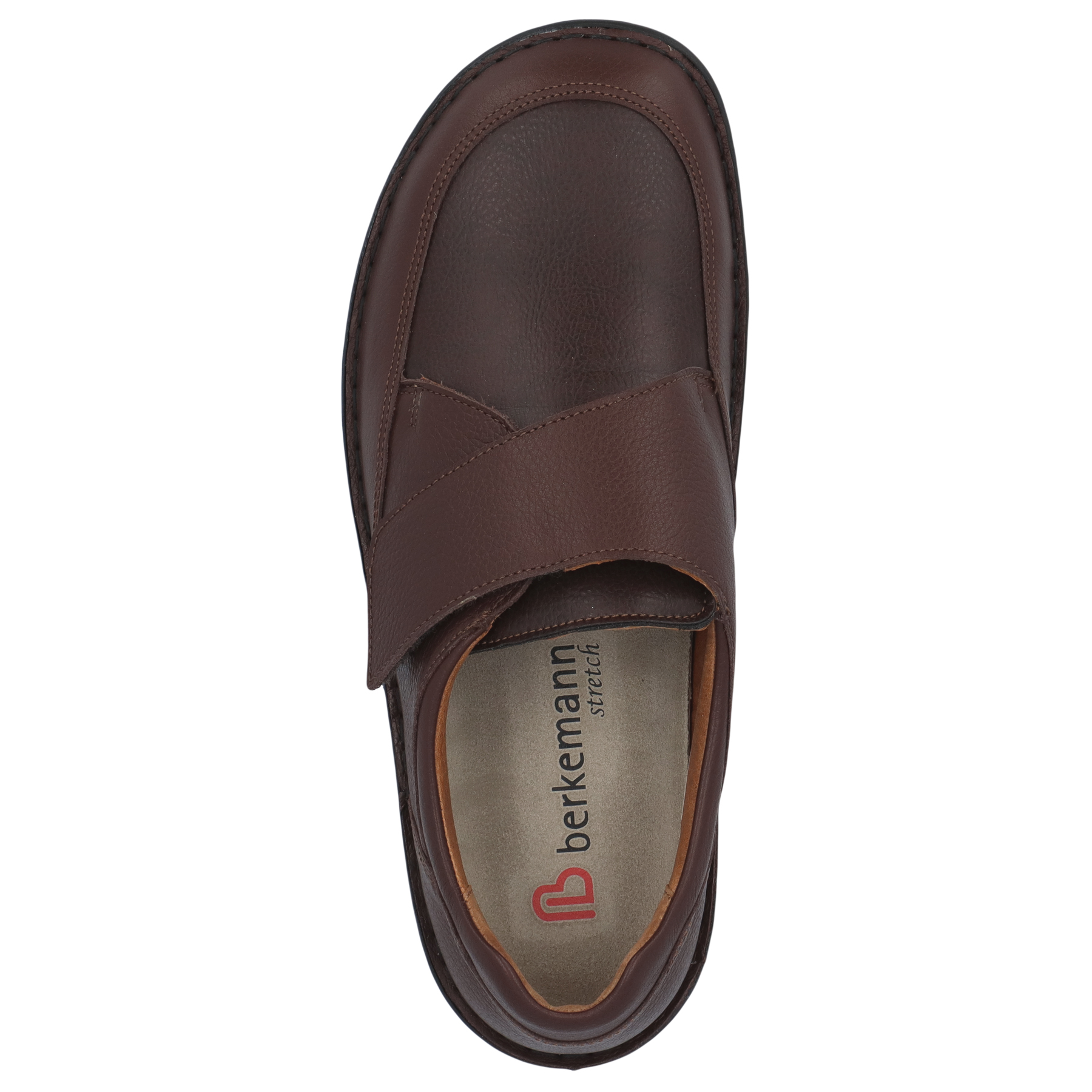 braune halbschuh draufsicht