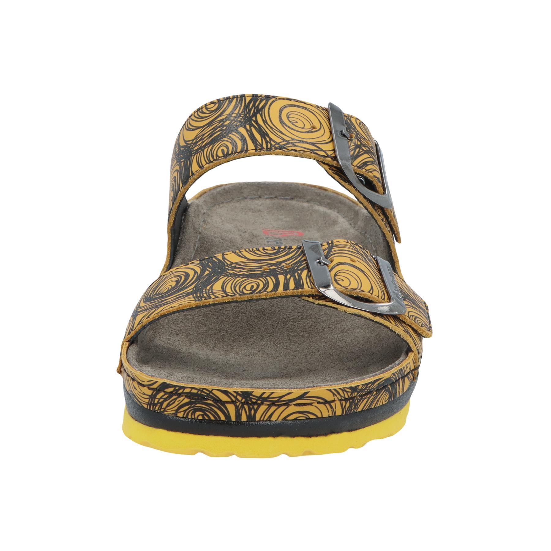 mehrfarbige pantolette vorderansicht