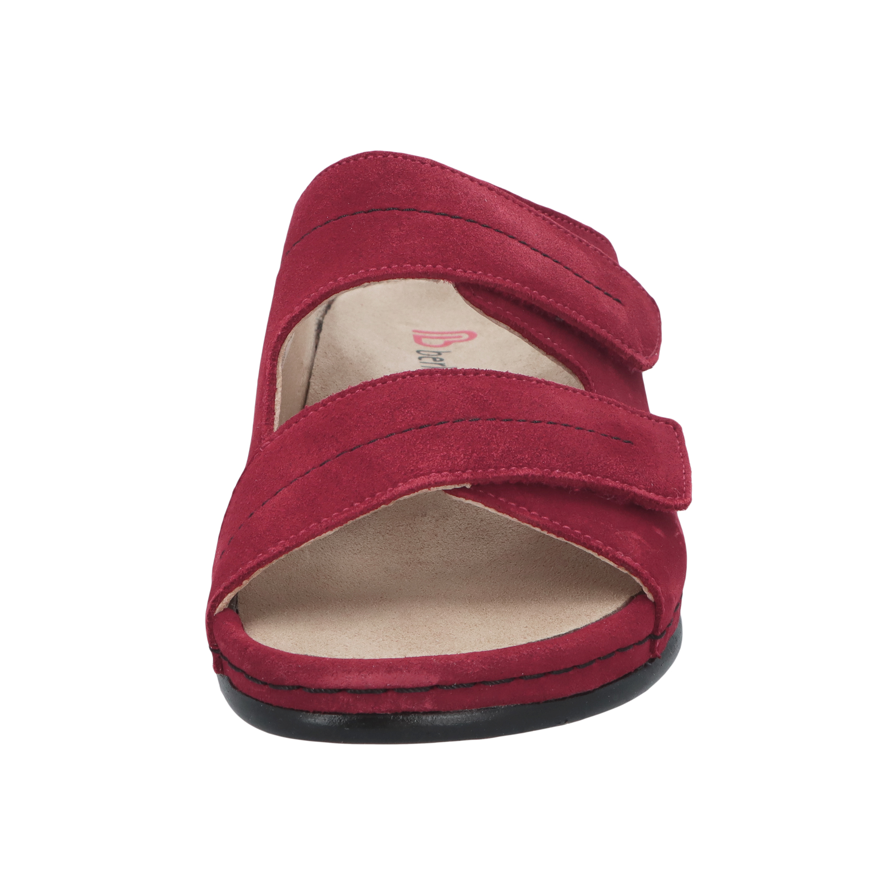 rote pantolette vorderansicht