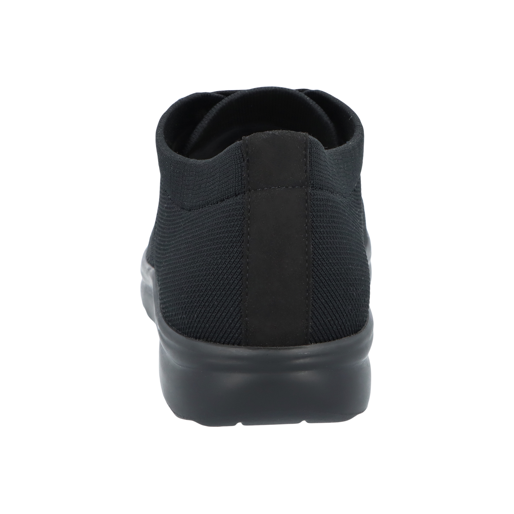 schwarze sneaker hinteransicht