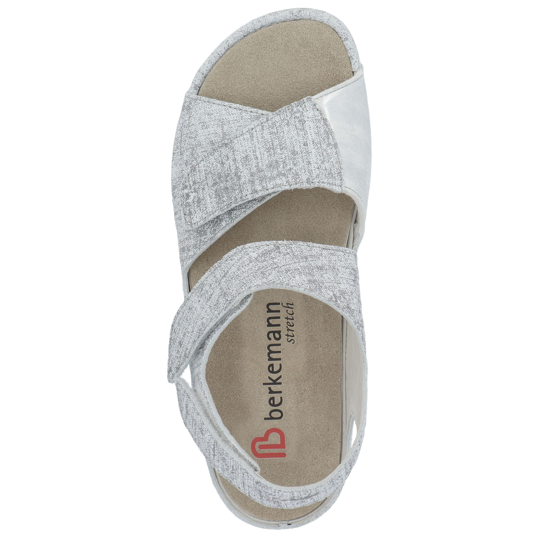 mehrfarbige sandale draufsicht