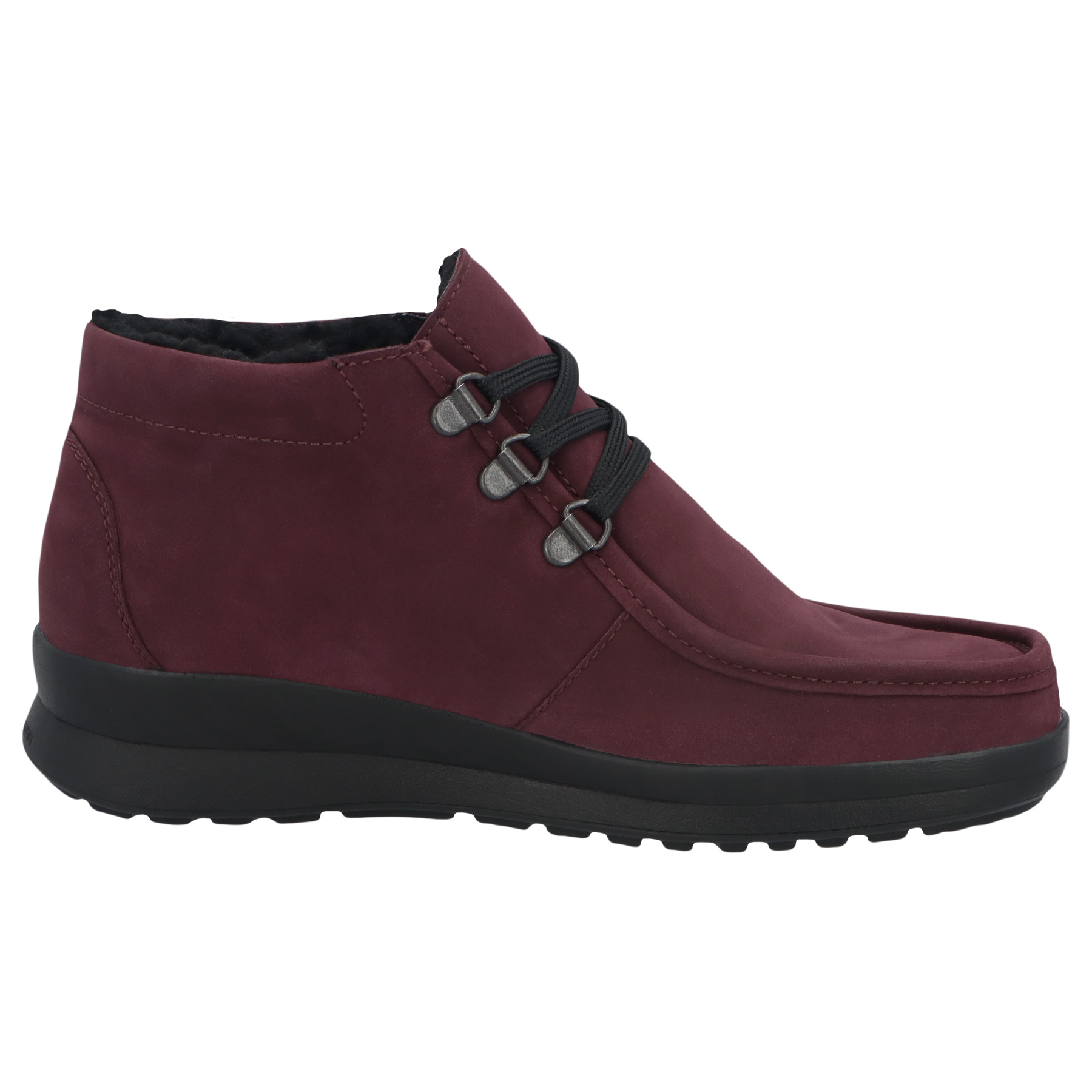 rote stiefeletten seitenansicht rechts