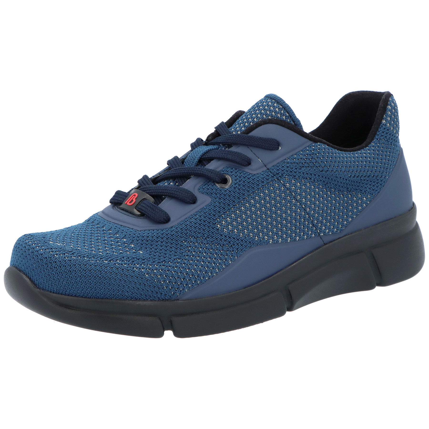 blaue halbschuh 3-4 ansicht