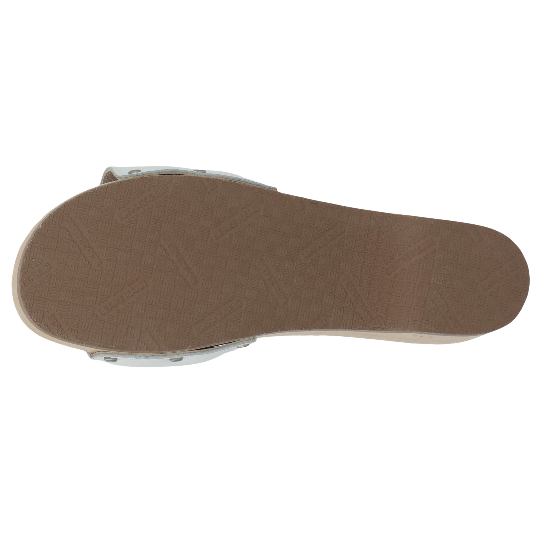 weiße holzschuhe sohlenansicht