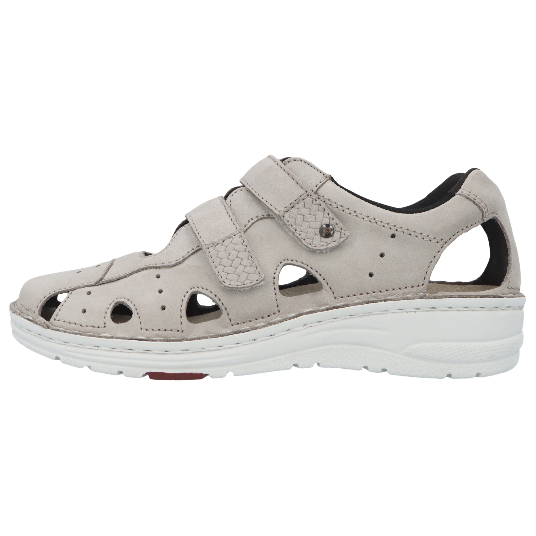 graue halbschuh seitenansicht links