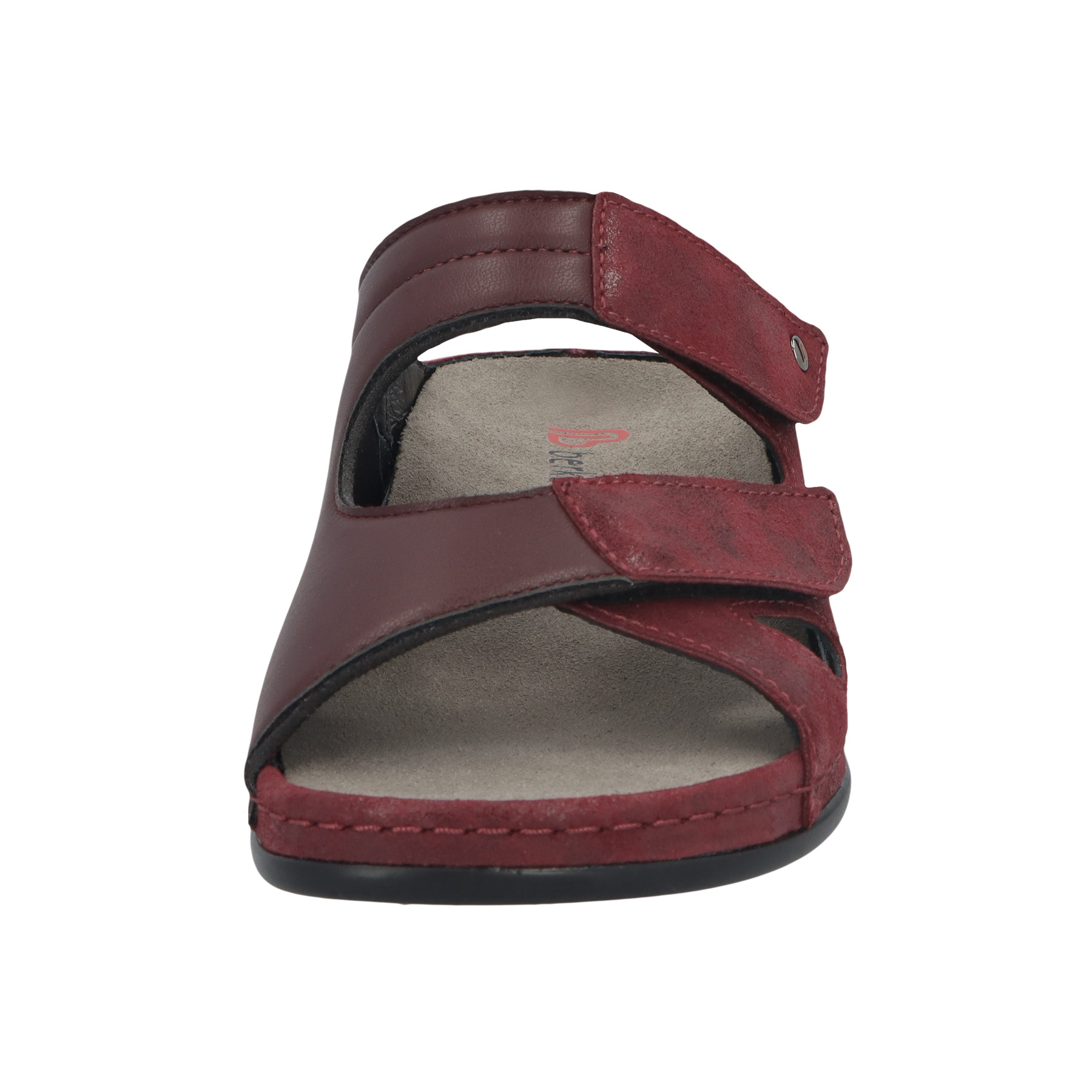 rote pantolette vorderansicht