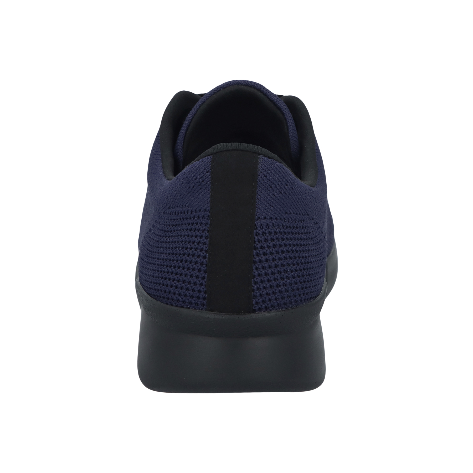 blaue sneaker hinteransicht