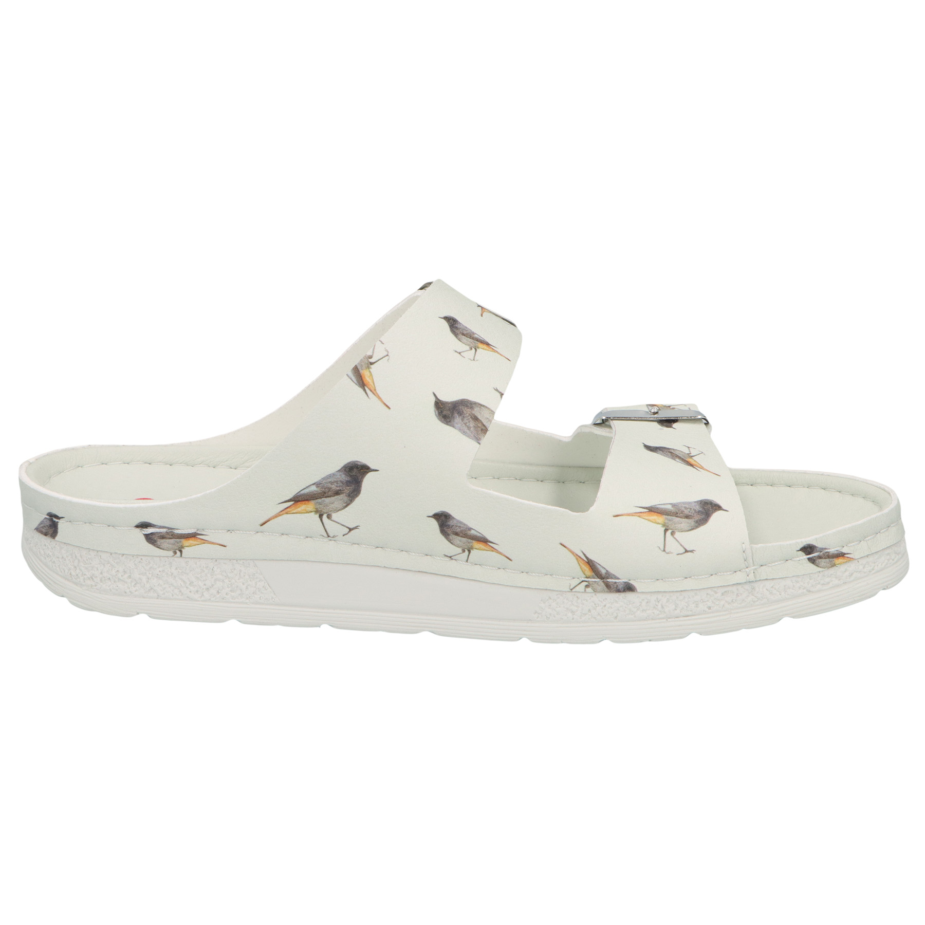 weiße pantolette seitenansicht rechts