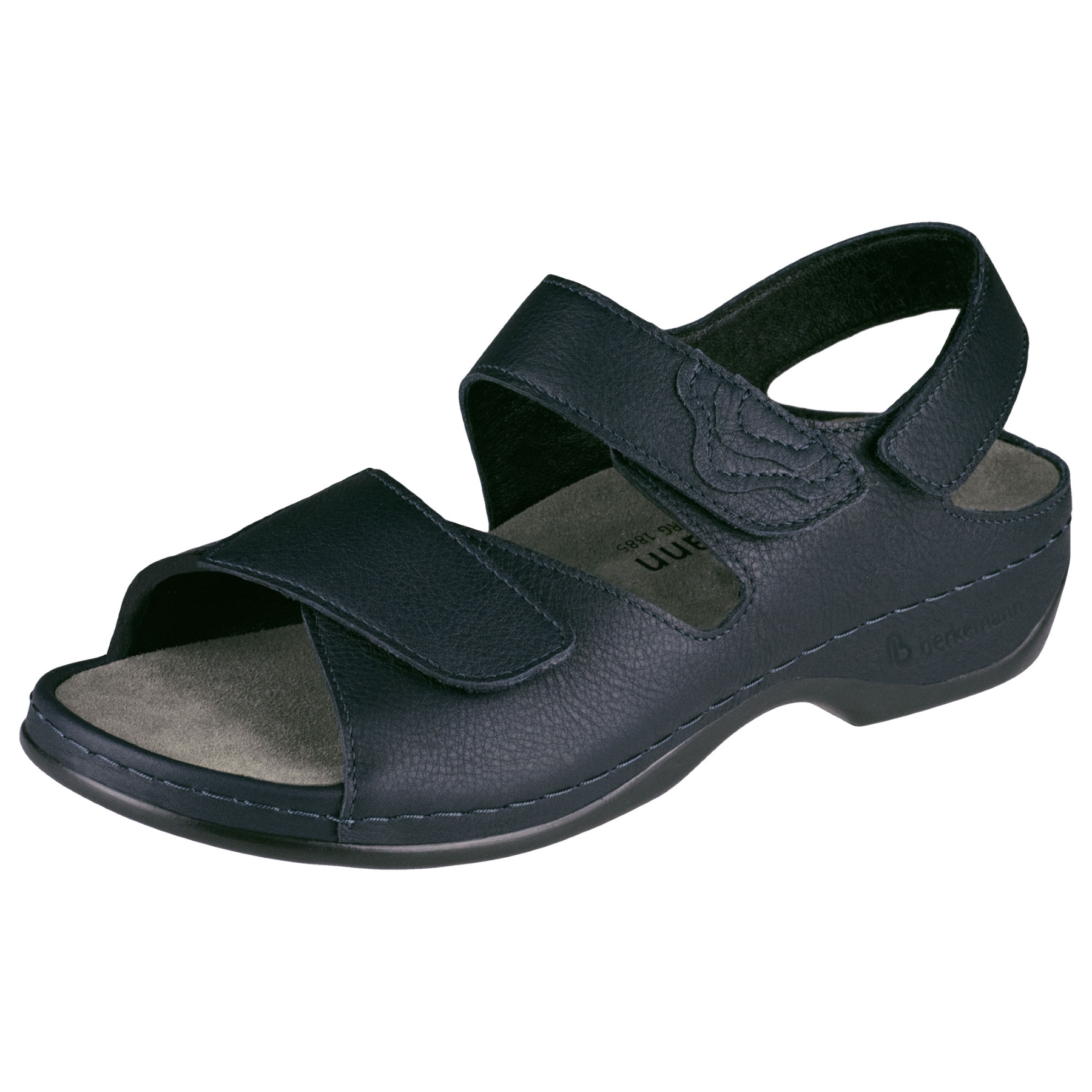 kosmosblau Leder/Stretch