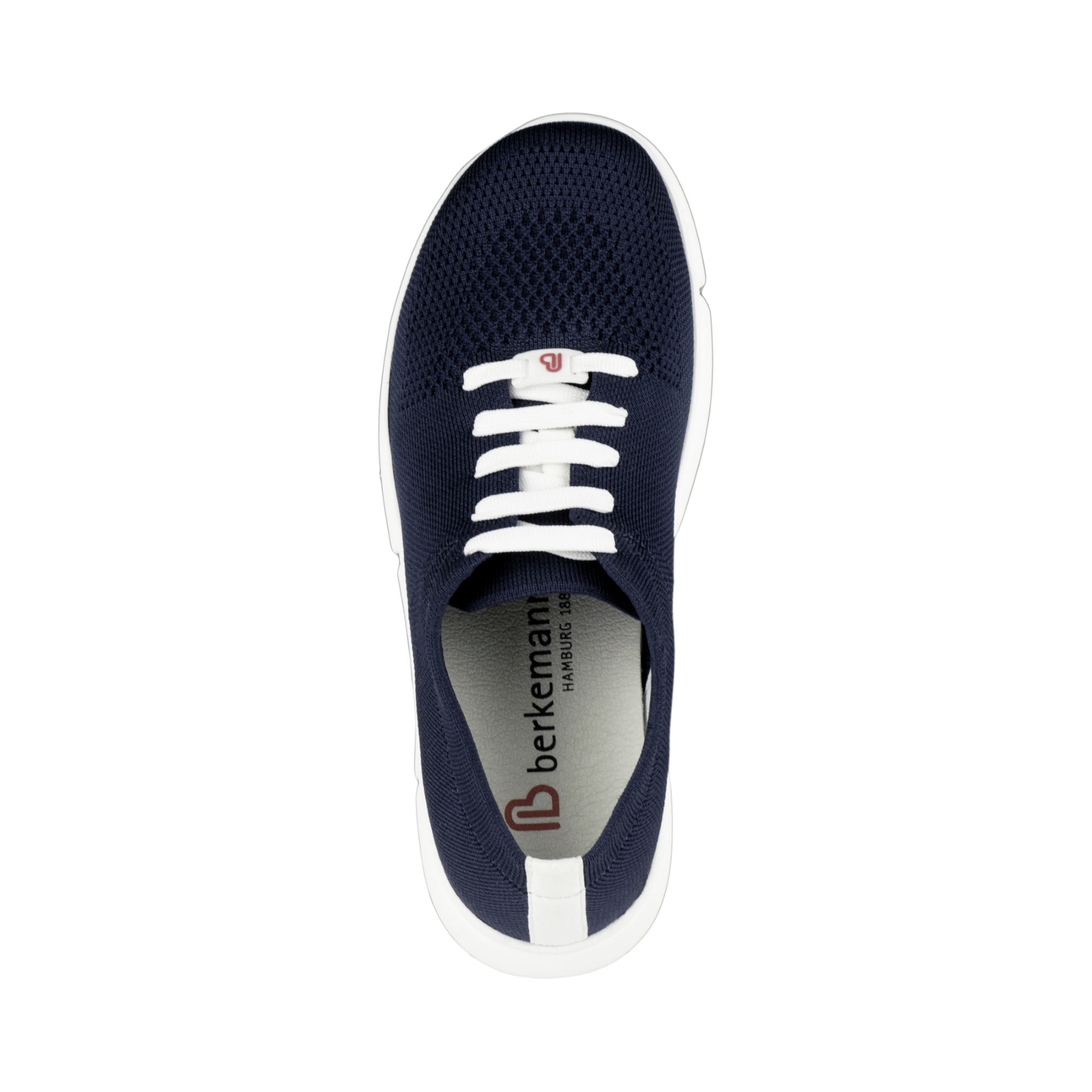 blaue sneaker draufsicht