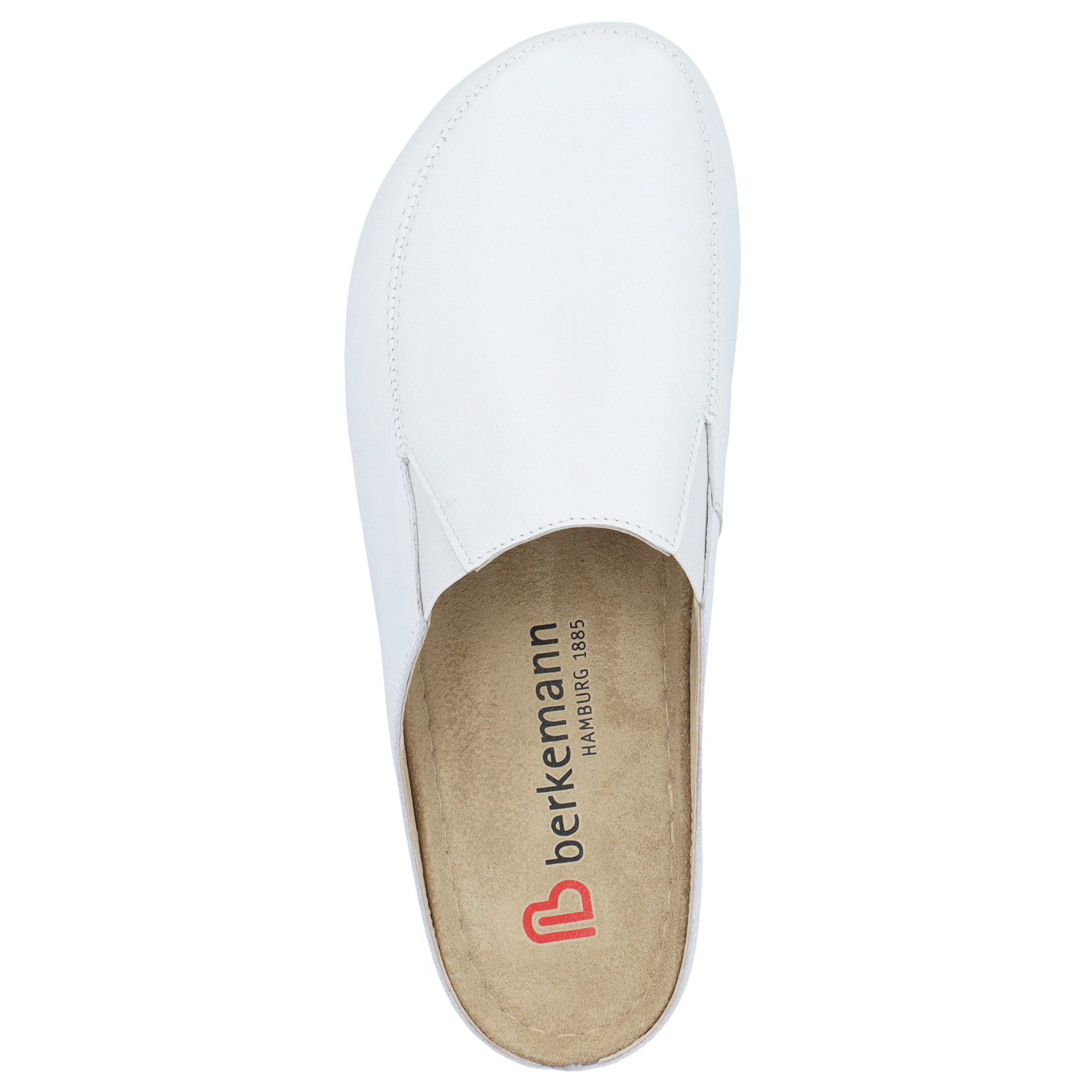 weiße clogs draufsicht