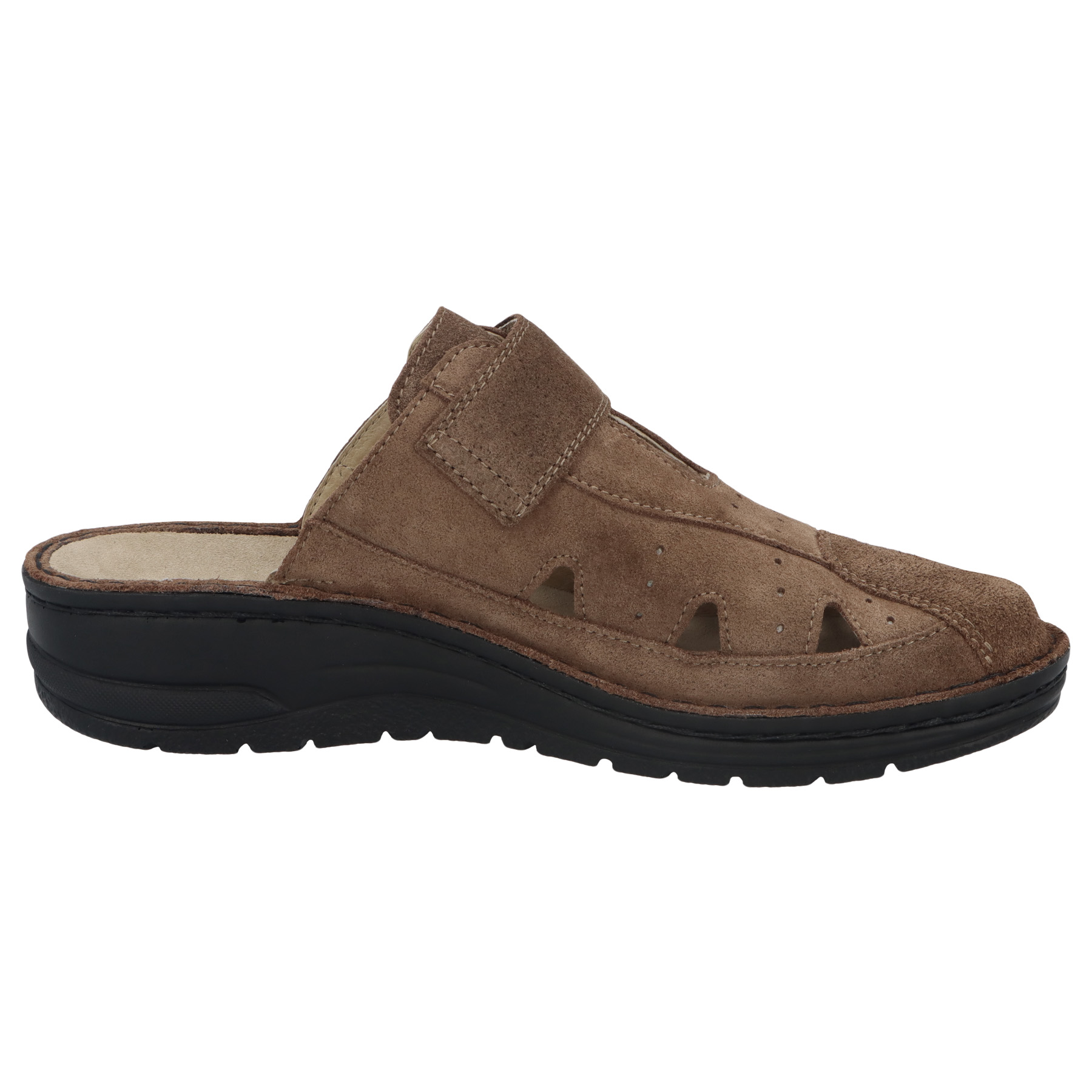 braune clogs seitenansicht rechts