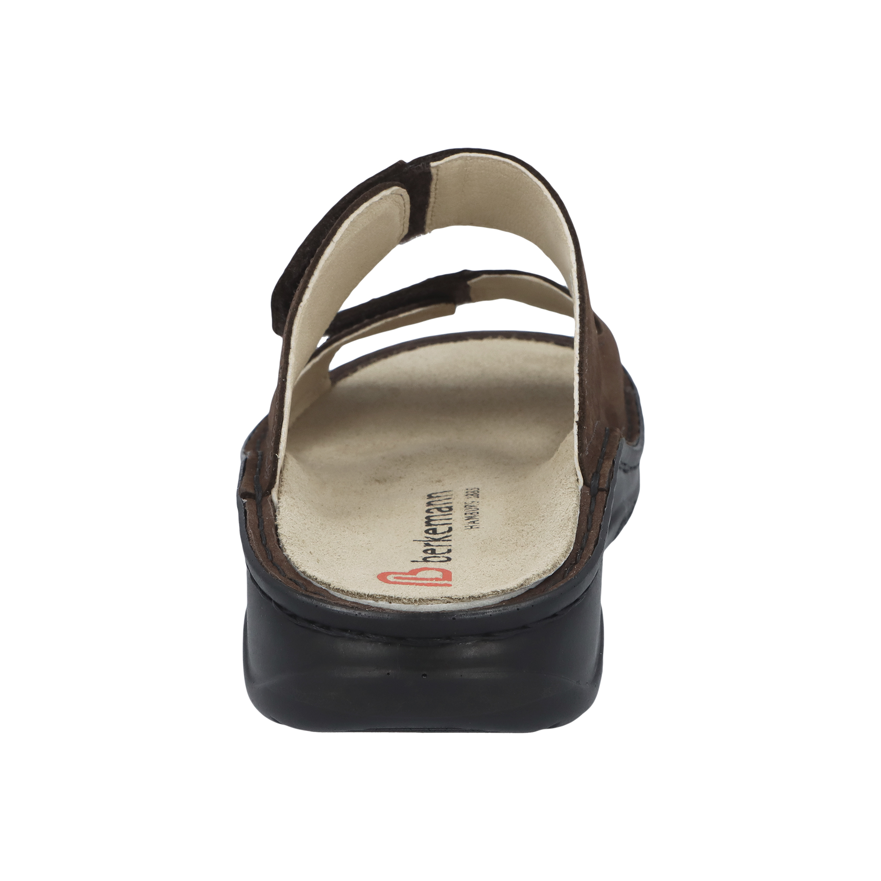 braune pantolette hinteransicht