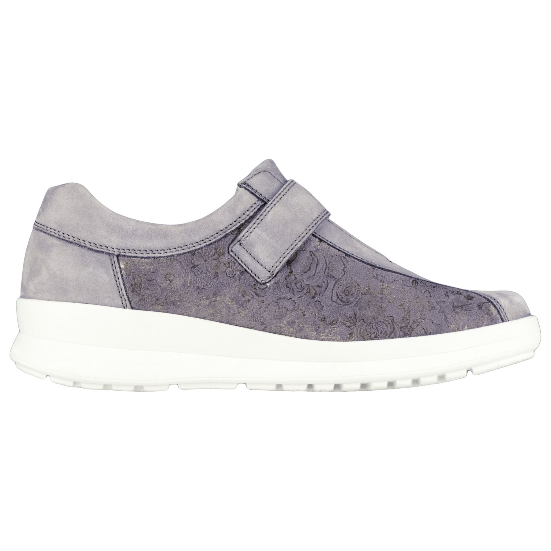 graue halbschuh seitenansicht rechts