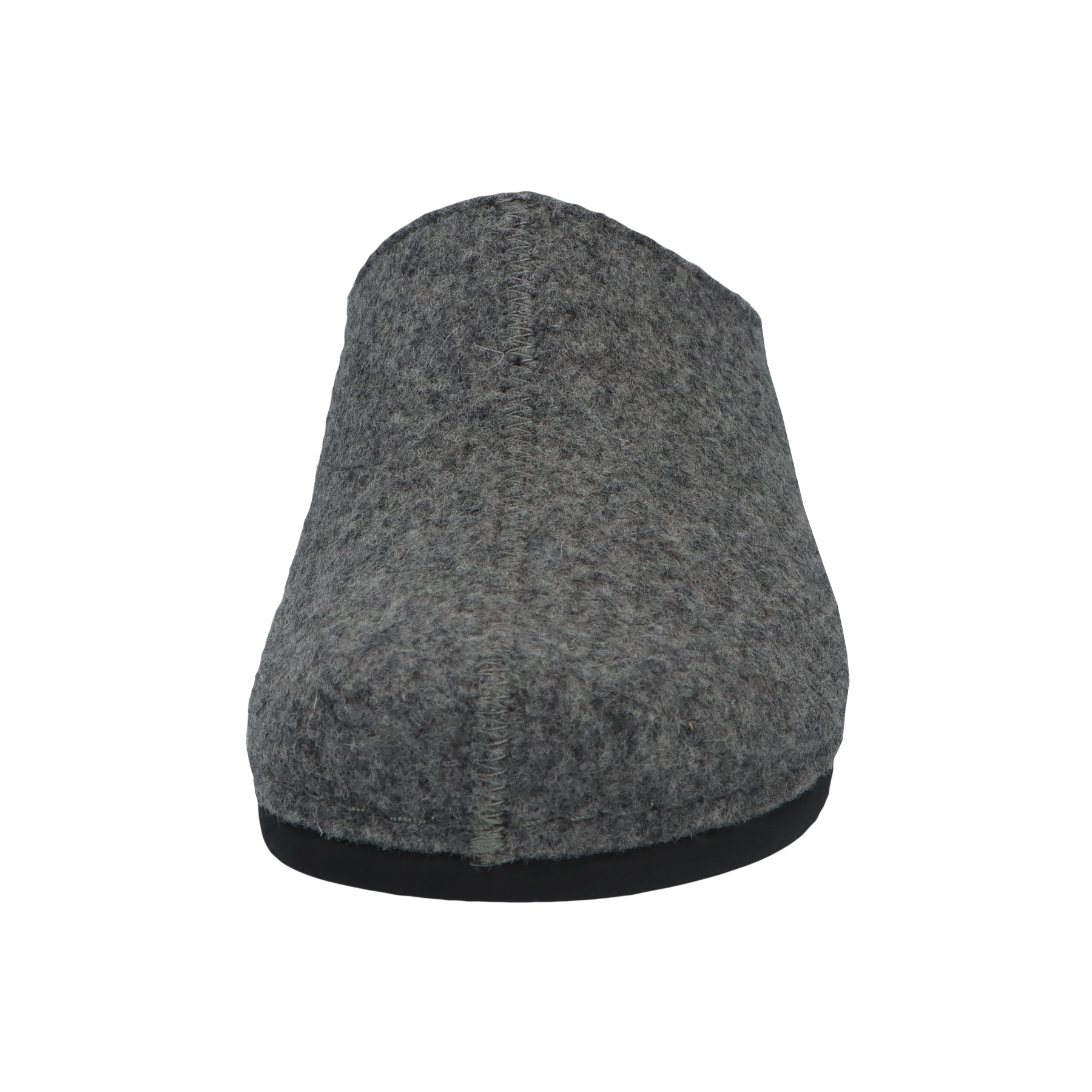 graue hausschuhe vorderansicht