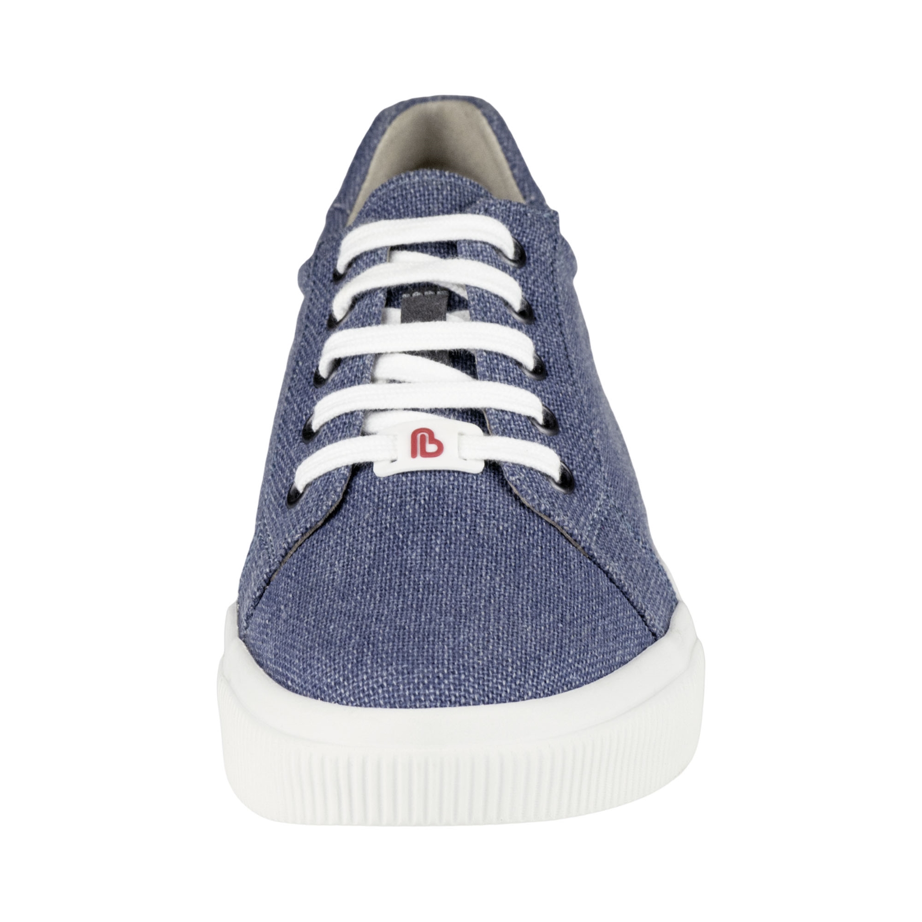 blaue halbschuh vorderansicht